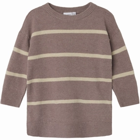 Name It Peppercorn Odett Boxy Knit Dress Timeless Wearable