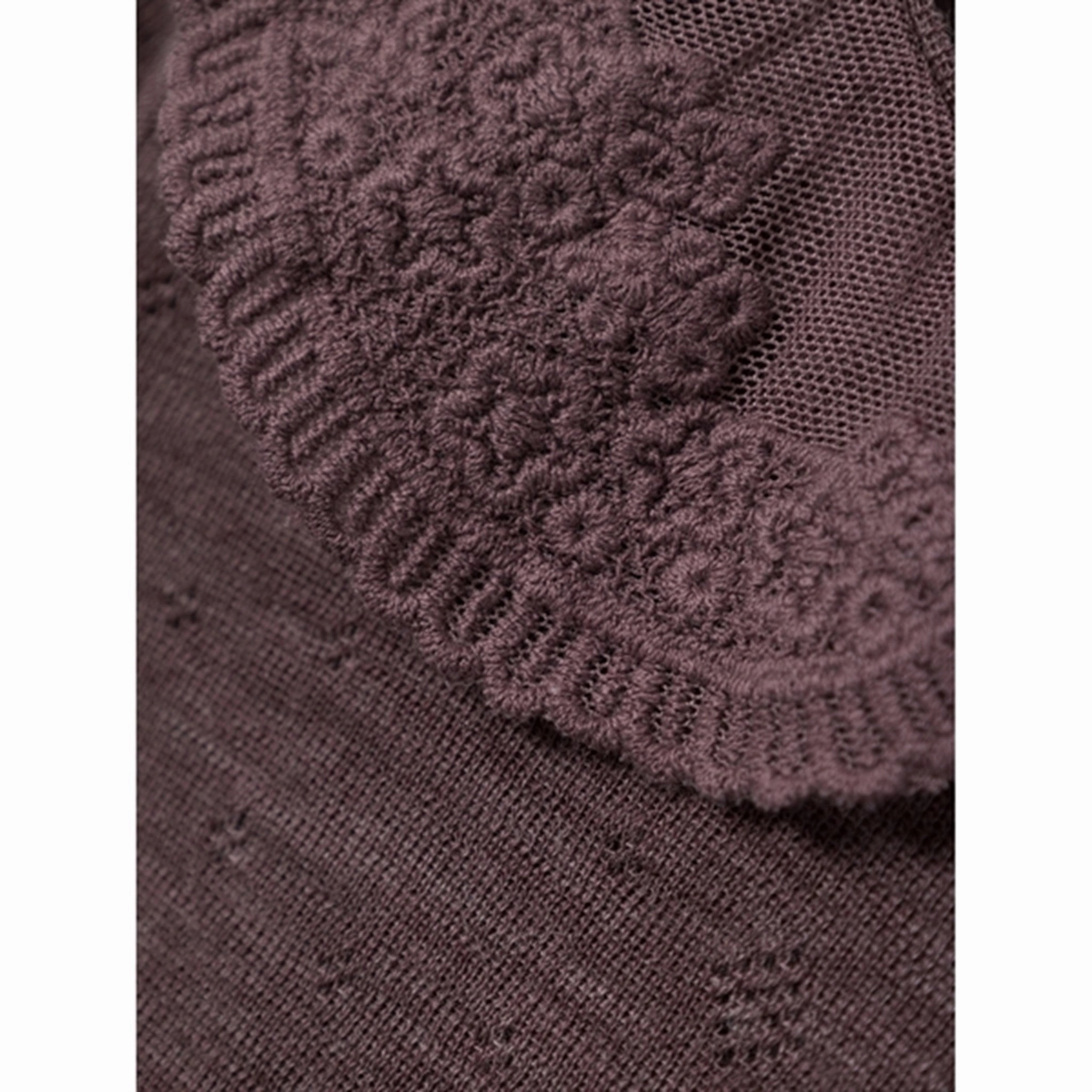 Name it Peppercorn Wang Wool Blouse With Collar Earthy Palette