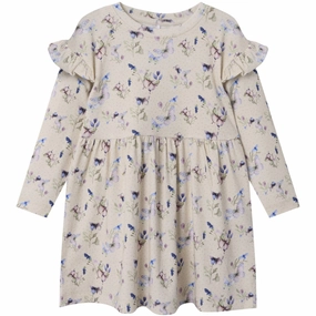 Feminine layered dress Name It Peyote Melange Bela Dress