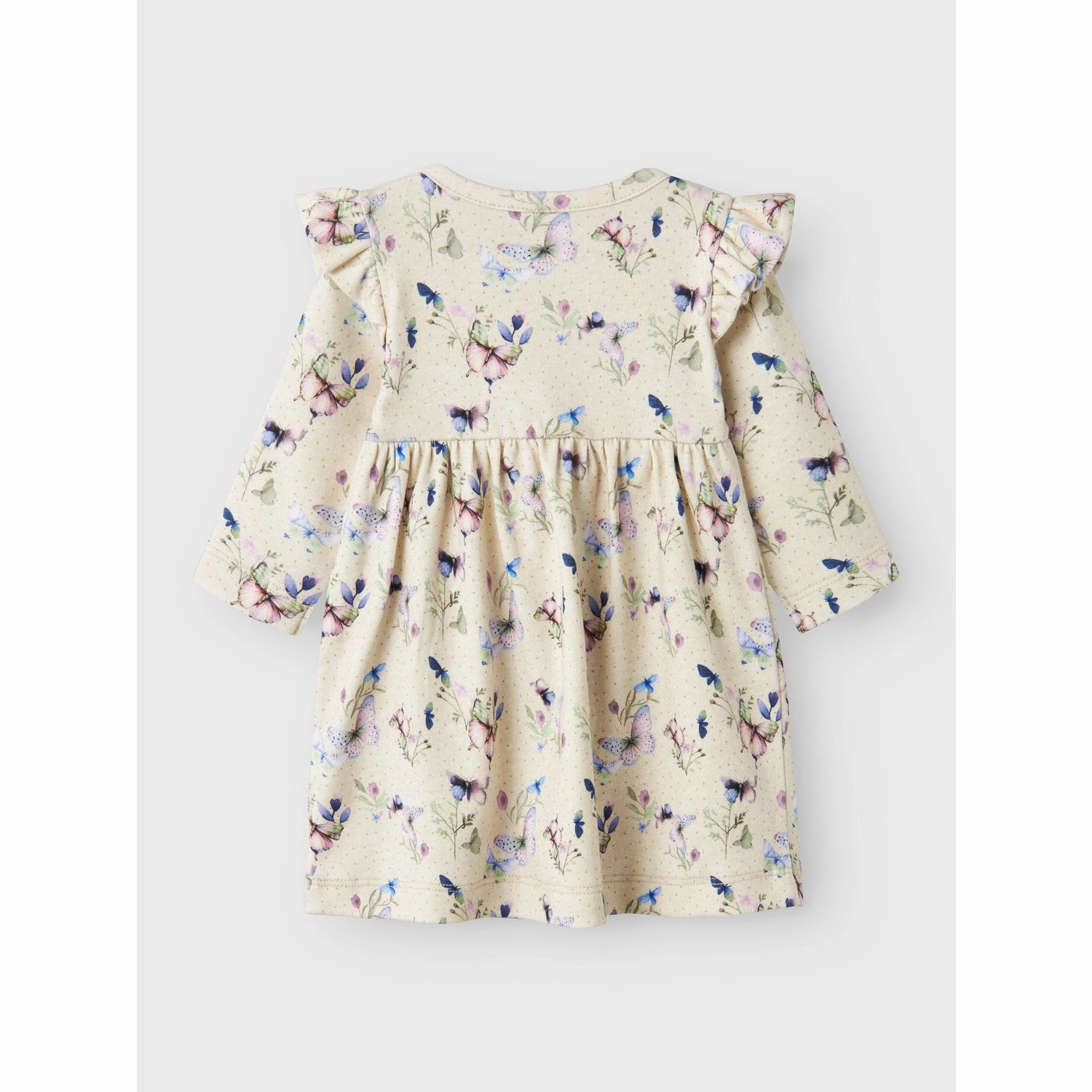 Pearl-Detail Tiered Skirt Name It Peyote Melange Bela Dress