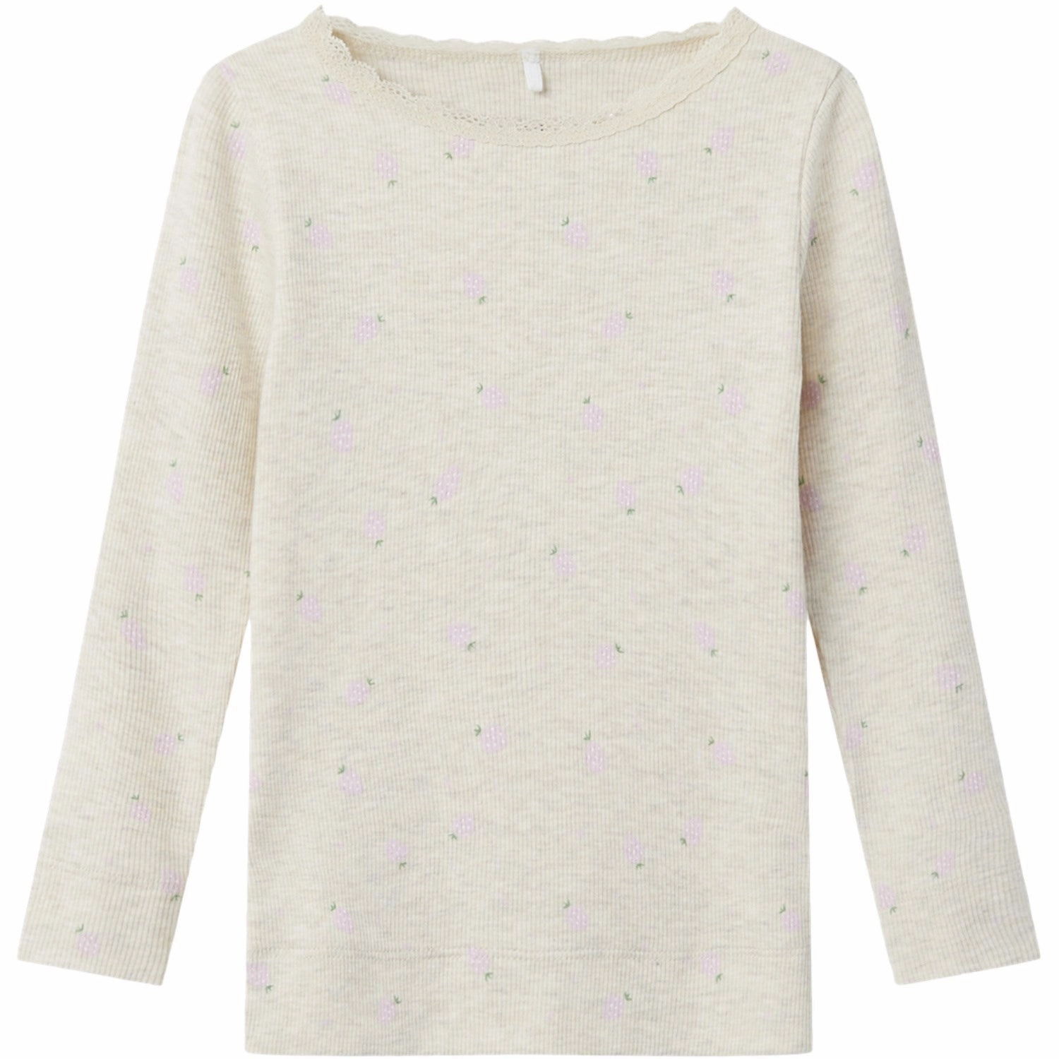 Name It Peyote Melange Dabua Blouse crew neck Work Appropriate