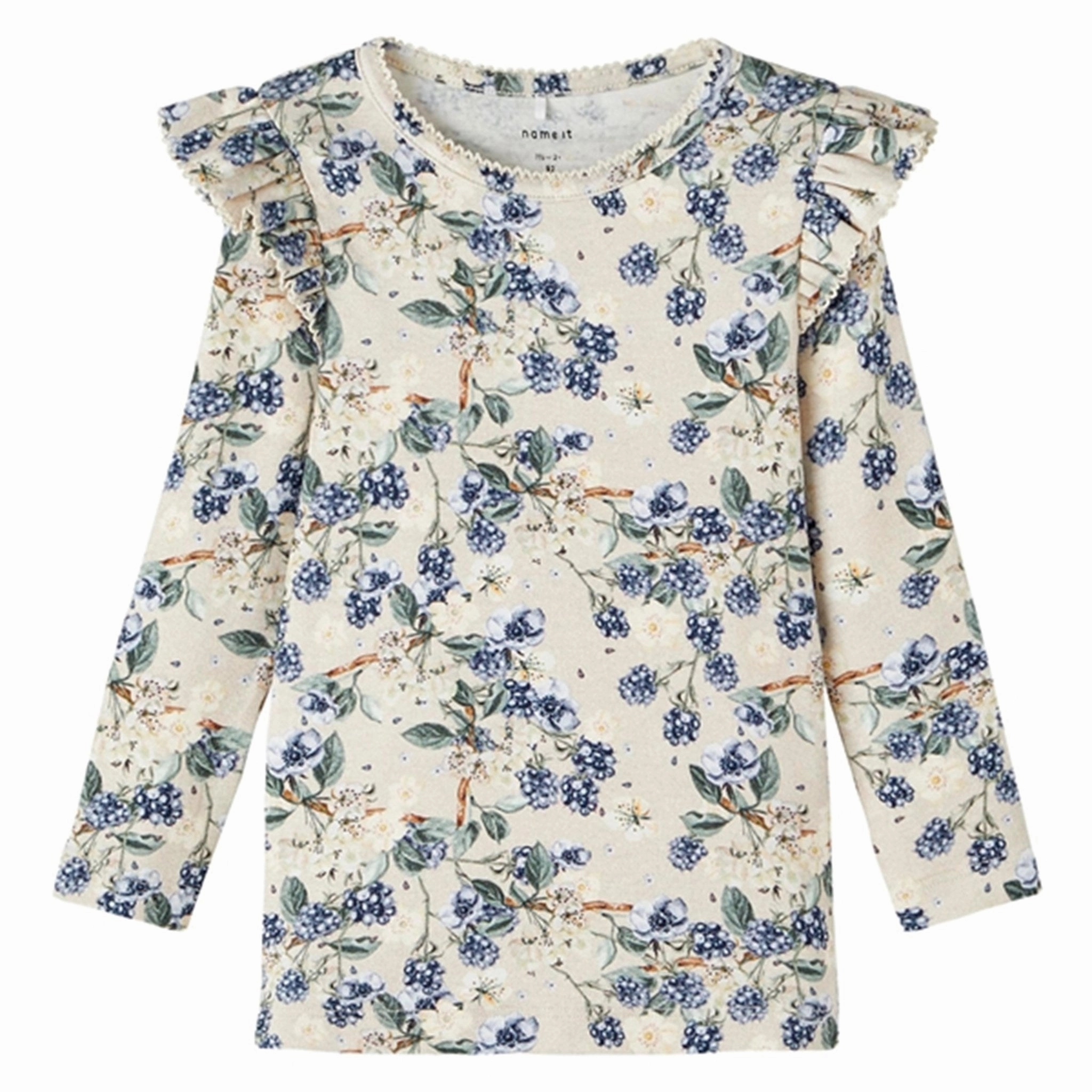 Ventilated Back Panel Lakeside Relaxation Name it Peyote Melange Dafne Blouse