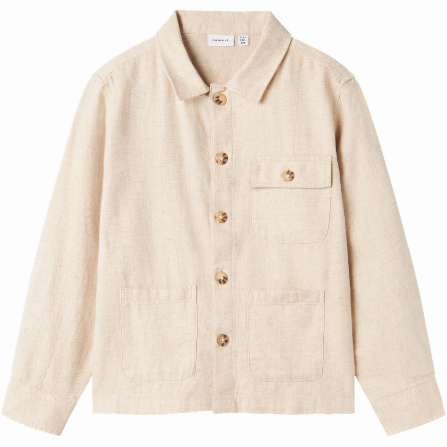 Name It Peyote Melange Fanka Regular Shirt Coastal Vibes