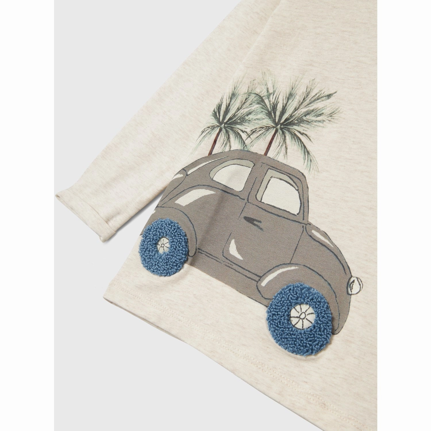 Name It Peyote Melange Hartvig T-Shirt Luxurious Feel hypoallergenic material