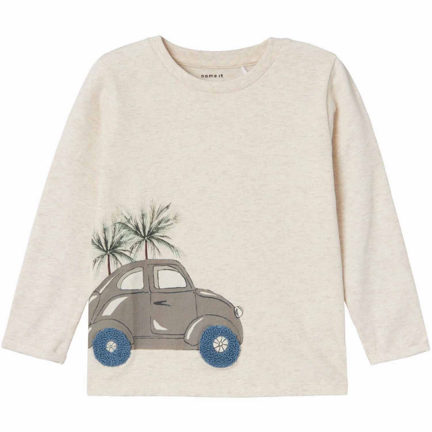 Name It Peyote Melange Hartvig T-Shirt Gym Companion Unstructured Shoulder