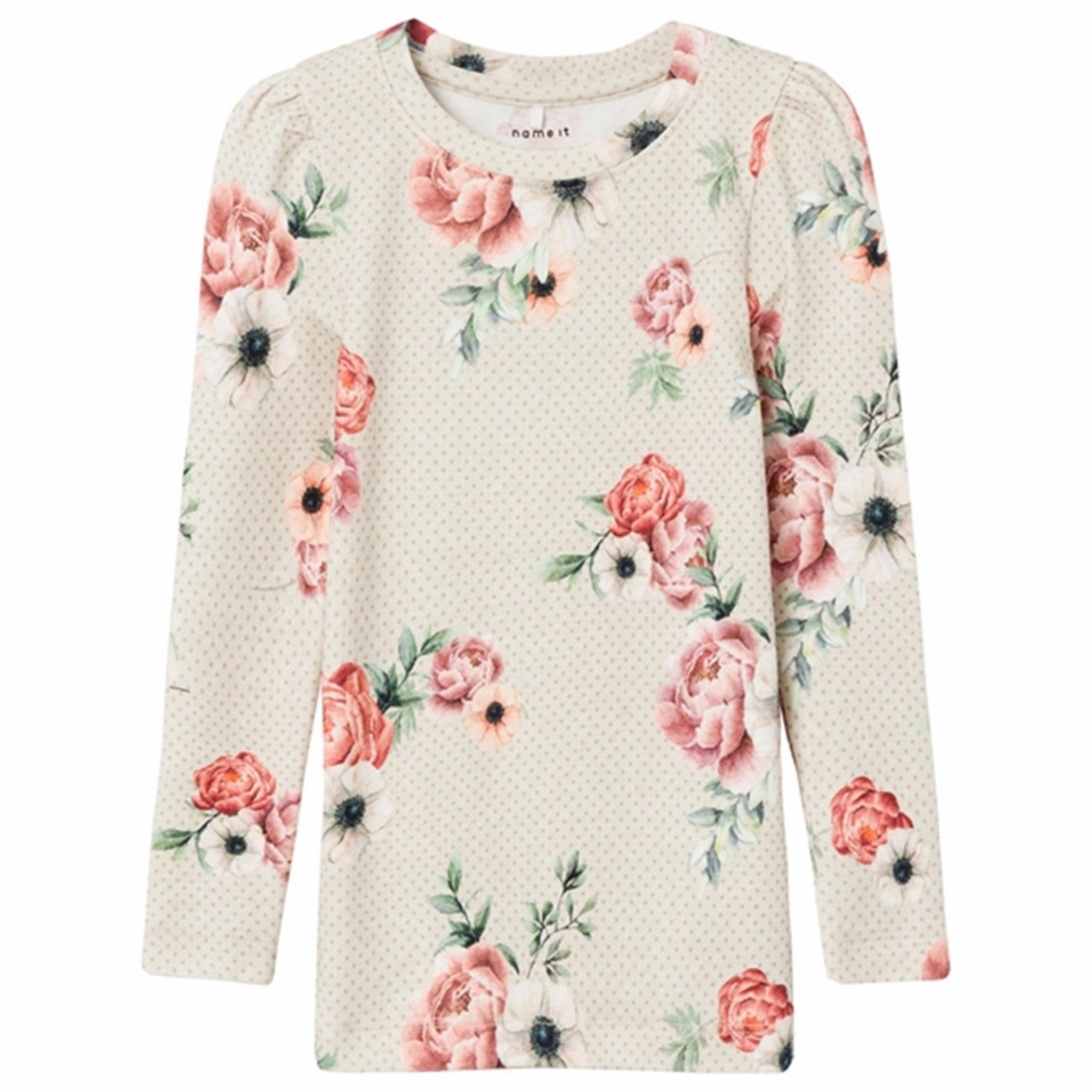 Name it Peyote Melange Holly Blouse Soft Texture fade resistant color