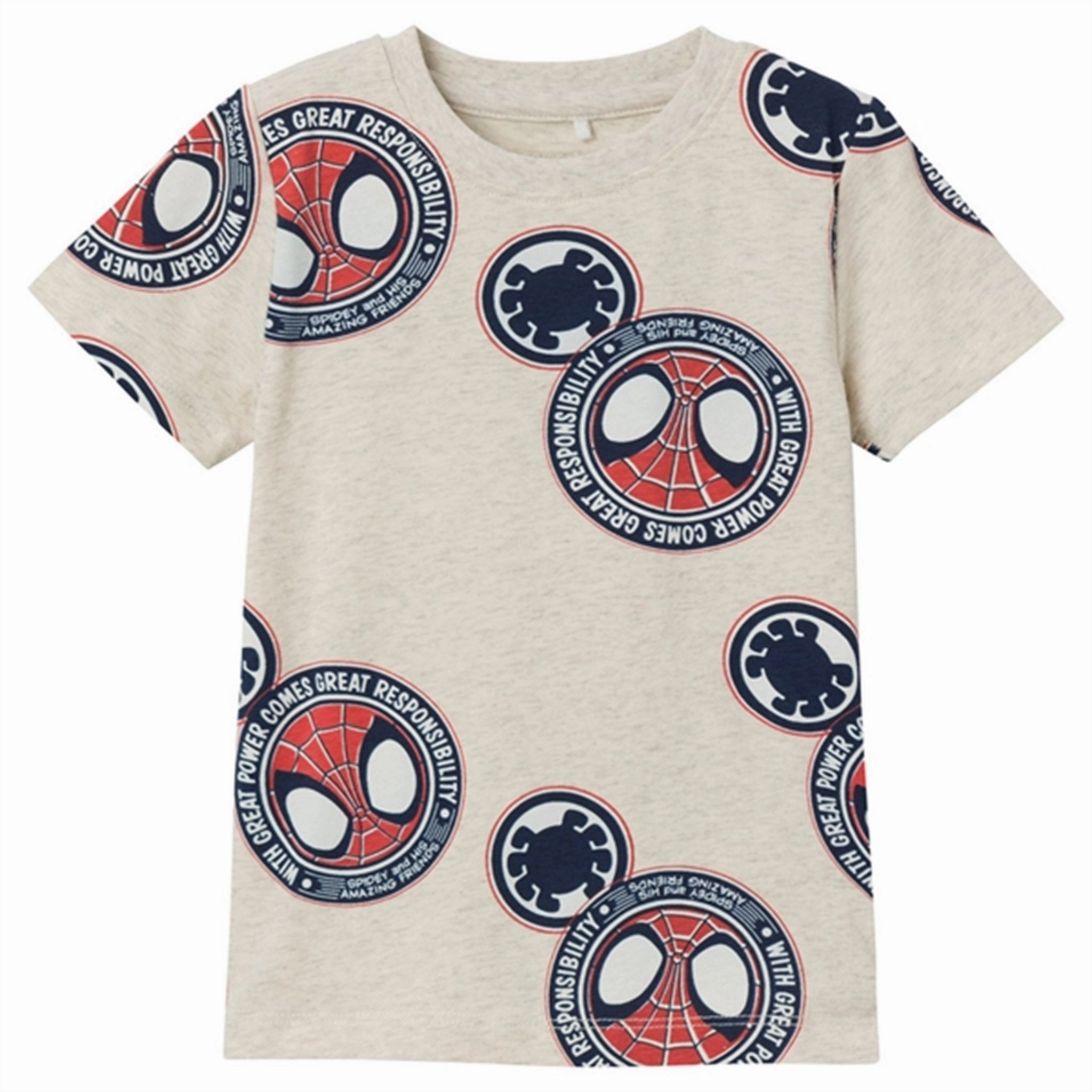 Name it Peyote Melange Joiah Spidey T-Shirt Chic Vibe Relaxed fit style