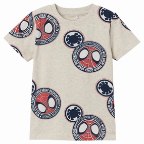 Name it Peyote Melange Joiah Spidey T-Shirt Chic Vibe Relaxed fit style