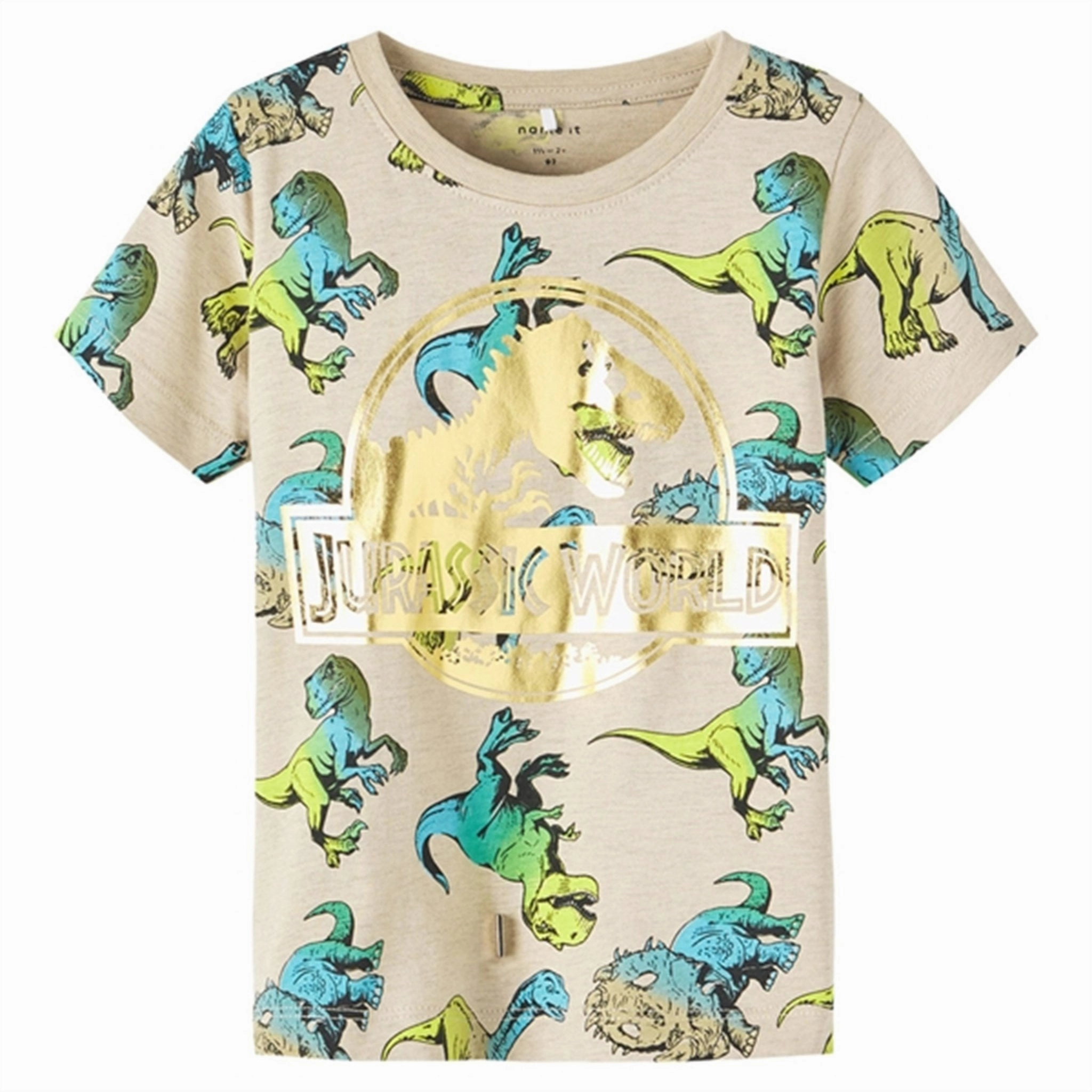 Name it Peyote Melange Julle Jurassic T-Shirt Casual Day Wear