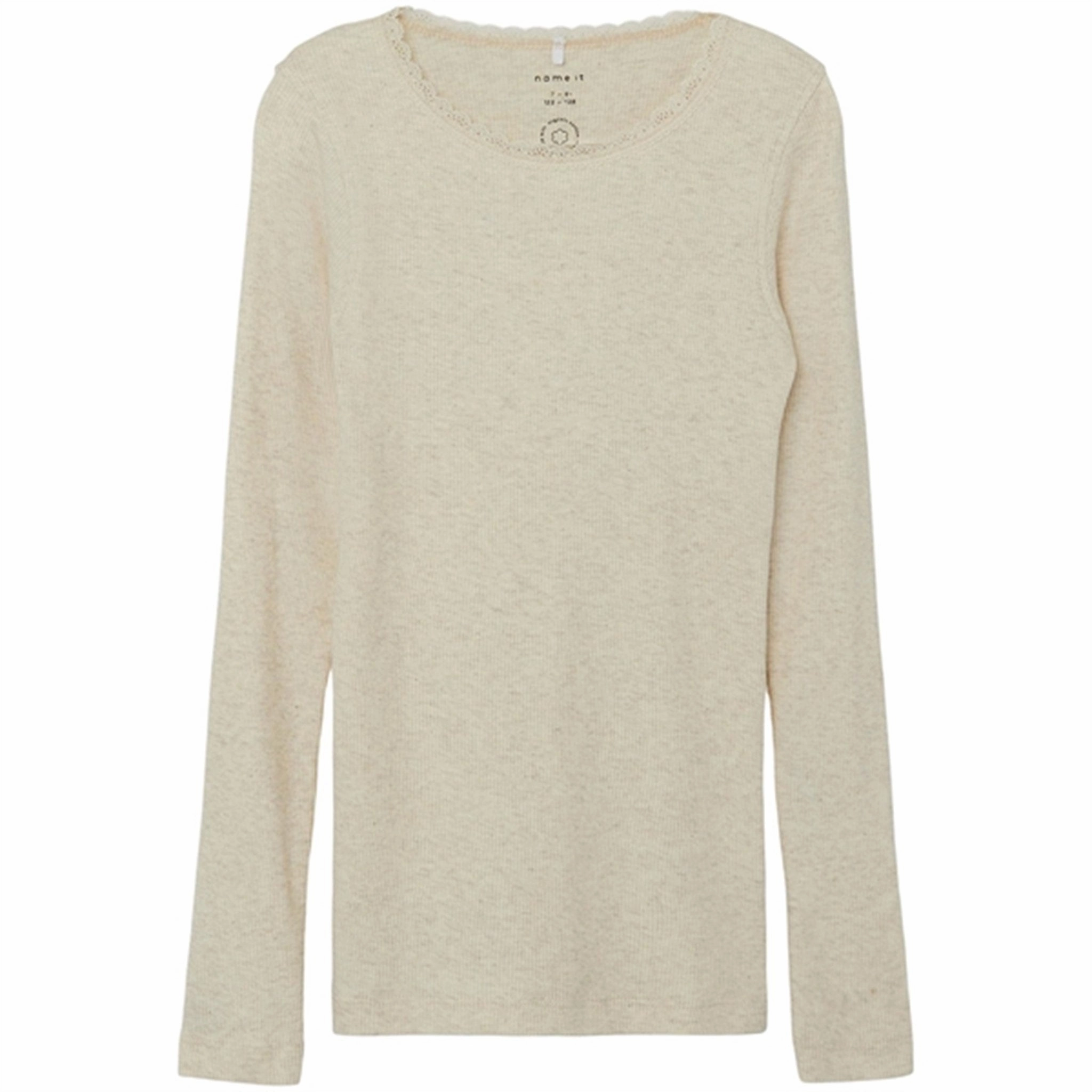 Minimalist Aesthetic Name it Peyote Melange Kab Slim Noos Blouse