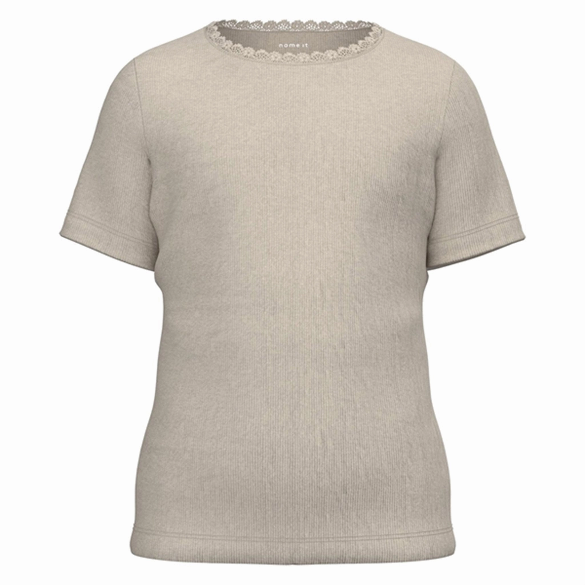 Versatile Option Formal Style Name it Peyote Melange Kab Slim T-Shirt Noos