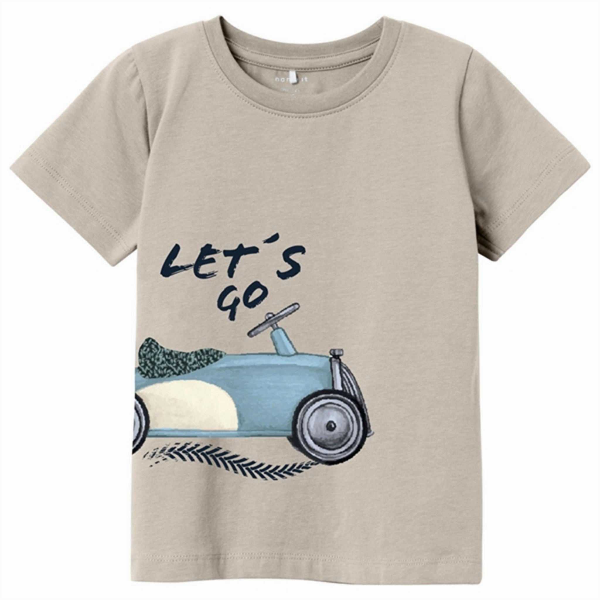 Name it Peyote Melange Lamer T-Shirt Solid Color