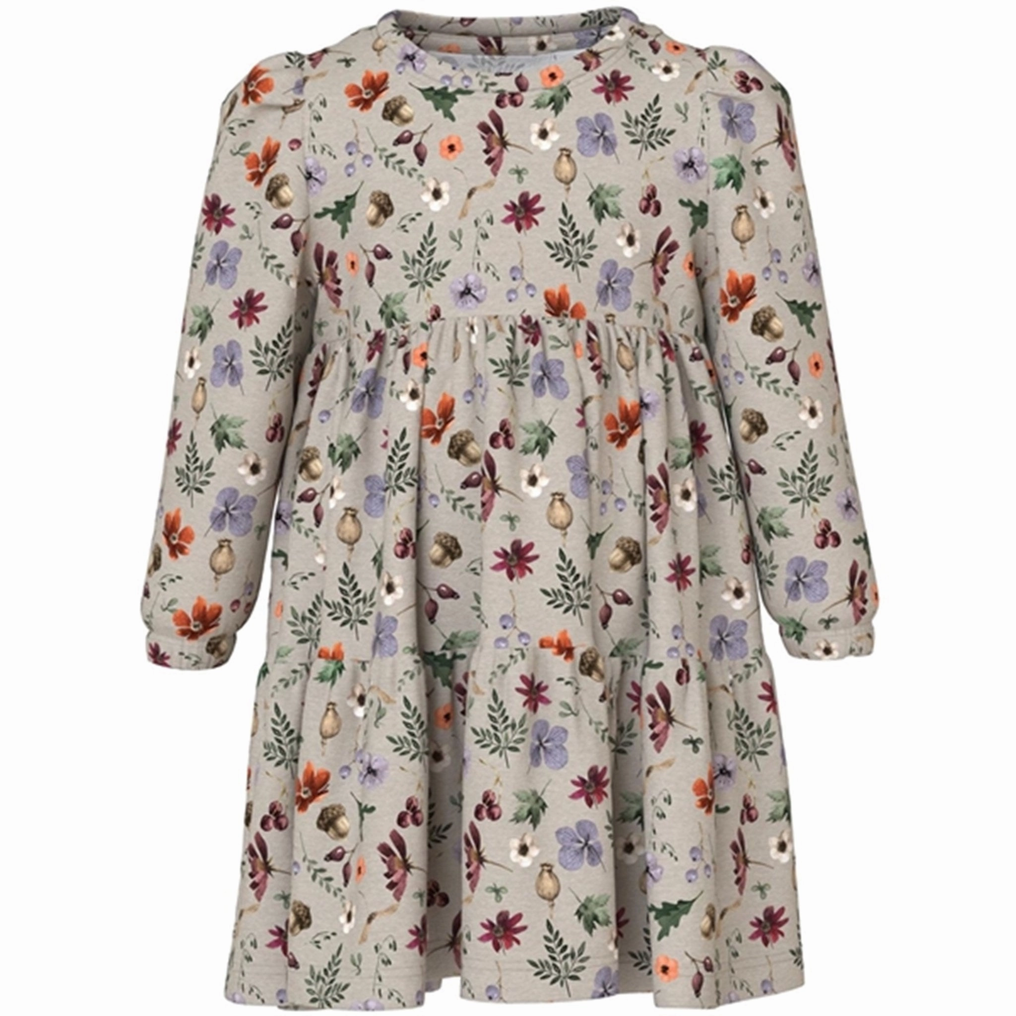 Name it Peyote Melange Lisa Dress Matte-finish