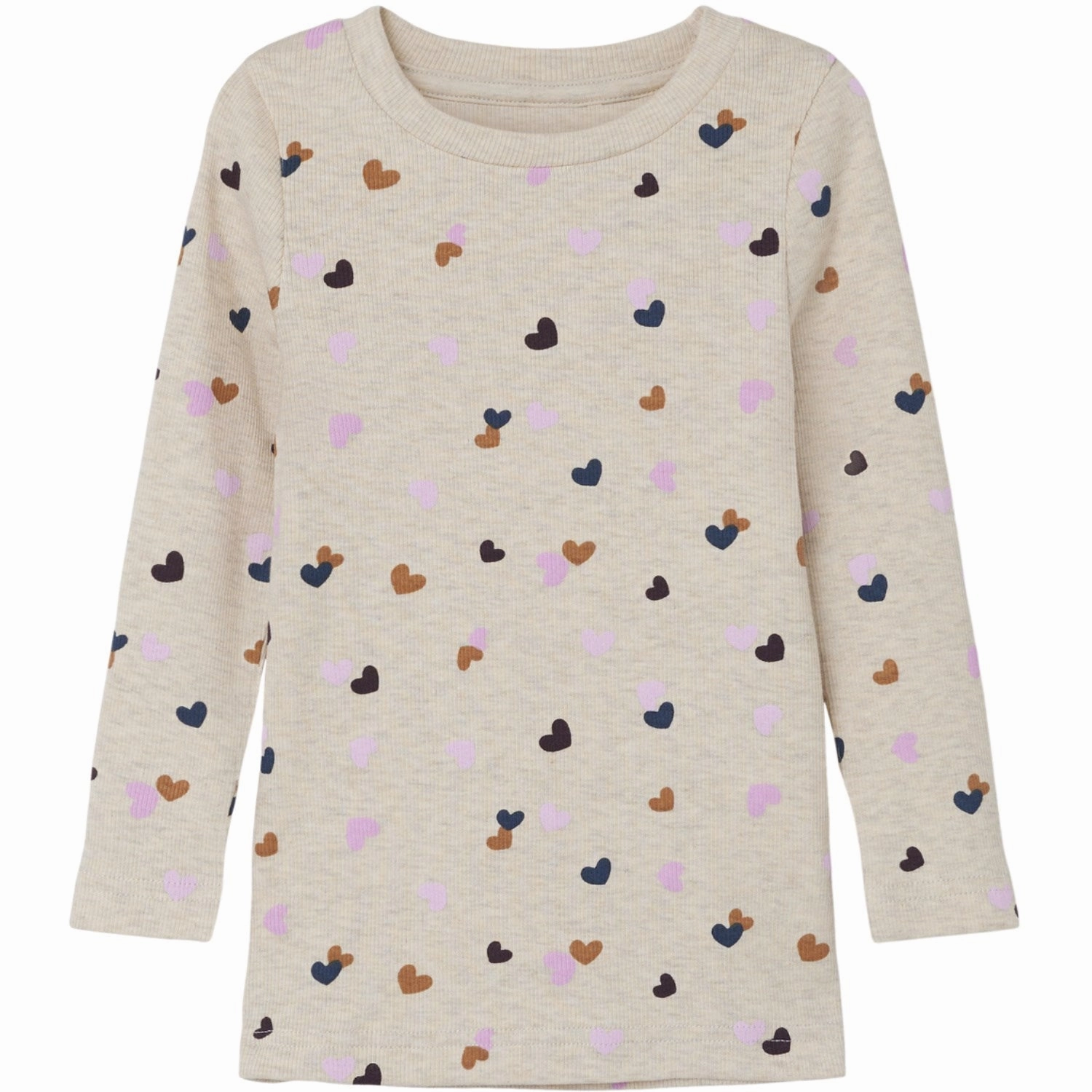 Eco Friendly Production Smooth Stitch Pattern Name It Peyote Melange Lucky Blouse Noos