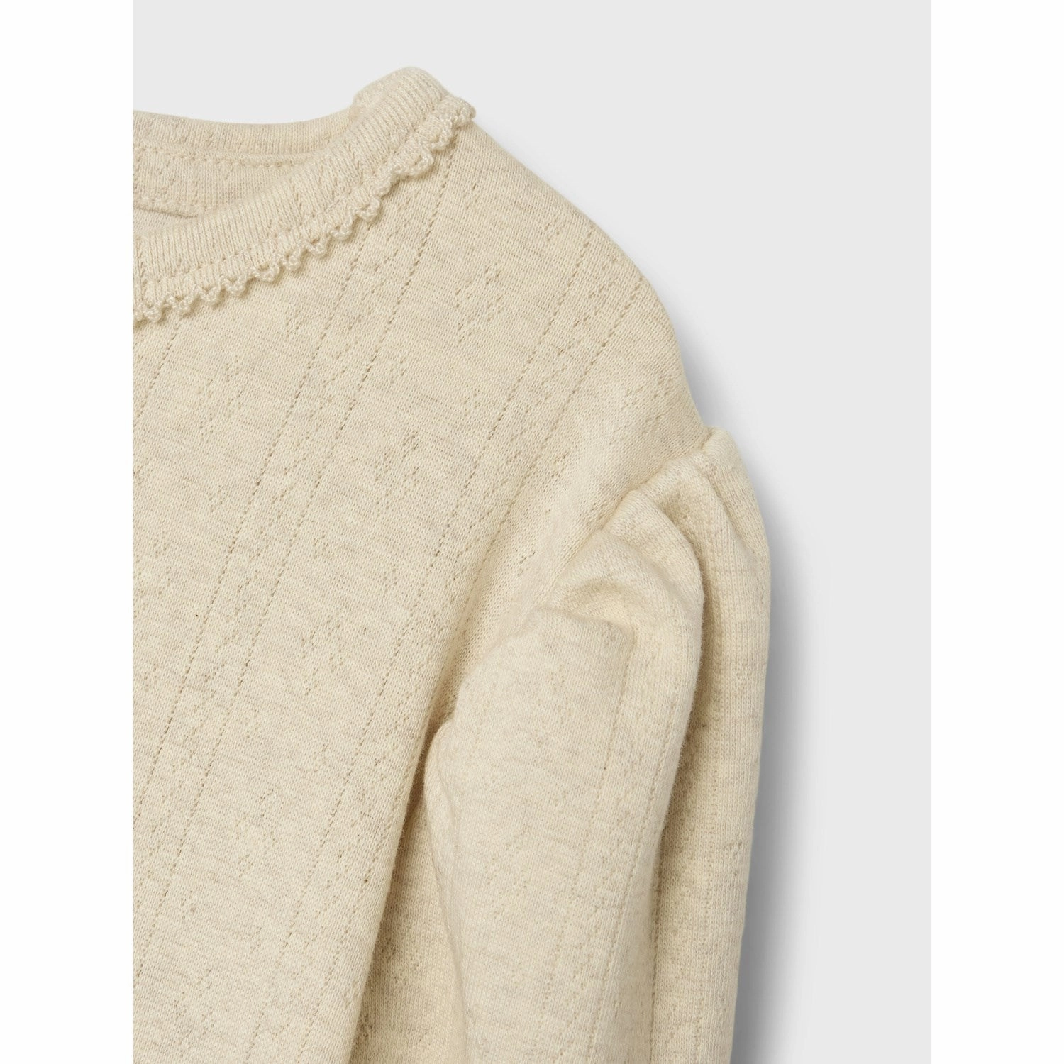 Name It Peyote Melange Nigella Slim Blouse Static Dissipating Fiber tailored look