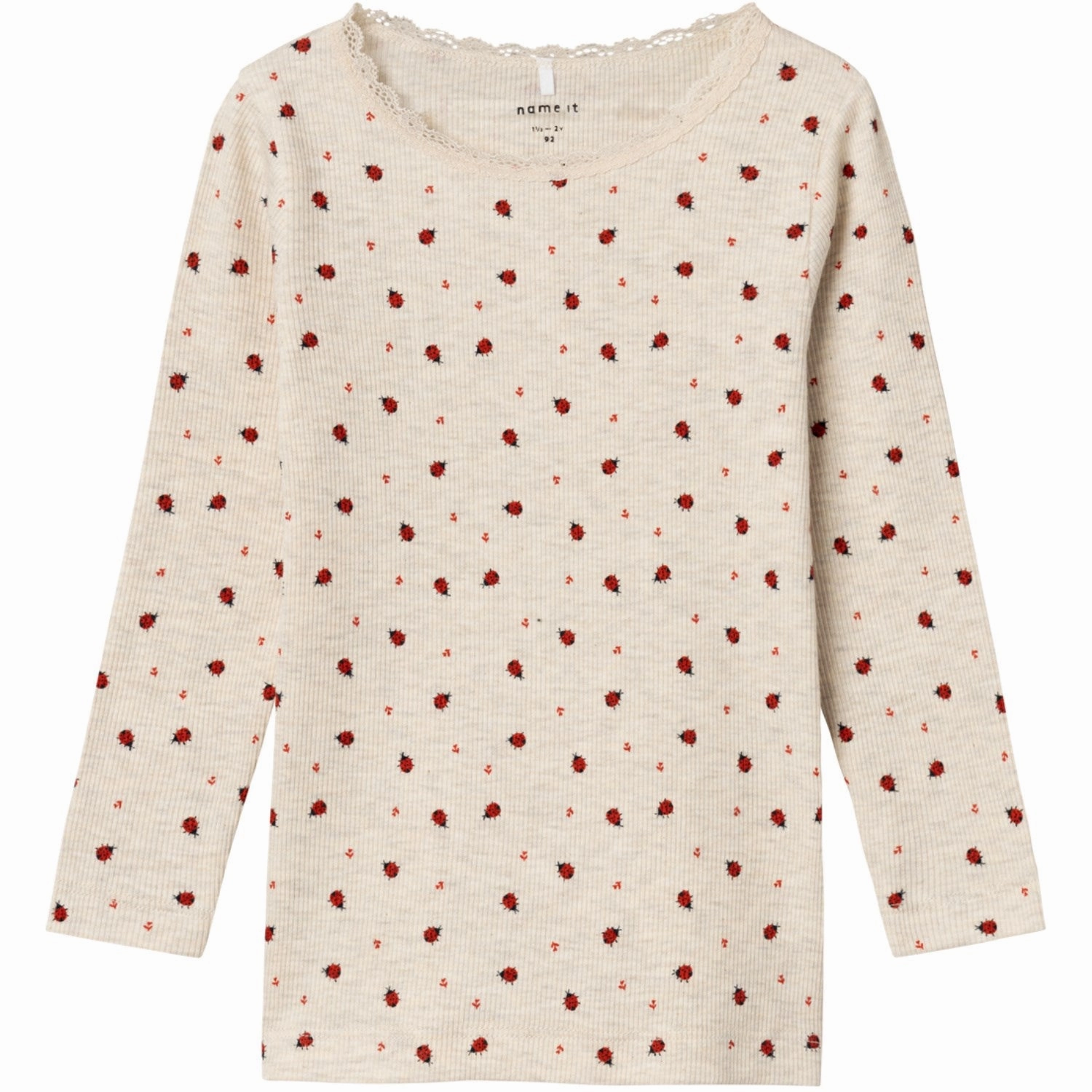 Name It Peyote Melange Nmfdab M Ls Top Trendy Apparel Fall Foliage