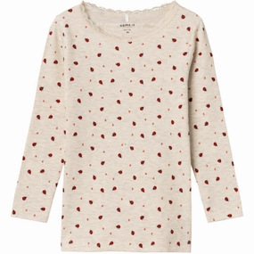 Name It Peyote Melange Nmfdab M Ls Top Trendy Apparel Fall Foliage