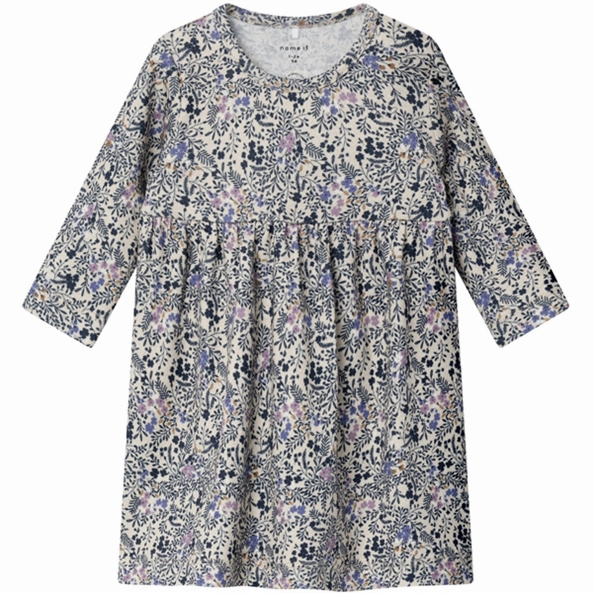 Name it Peyote Melange Sobia Dress Slit Detail