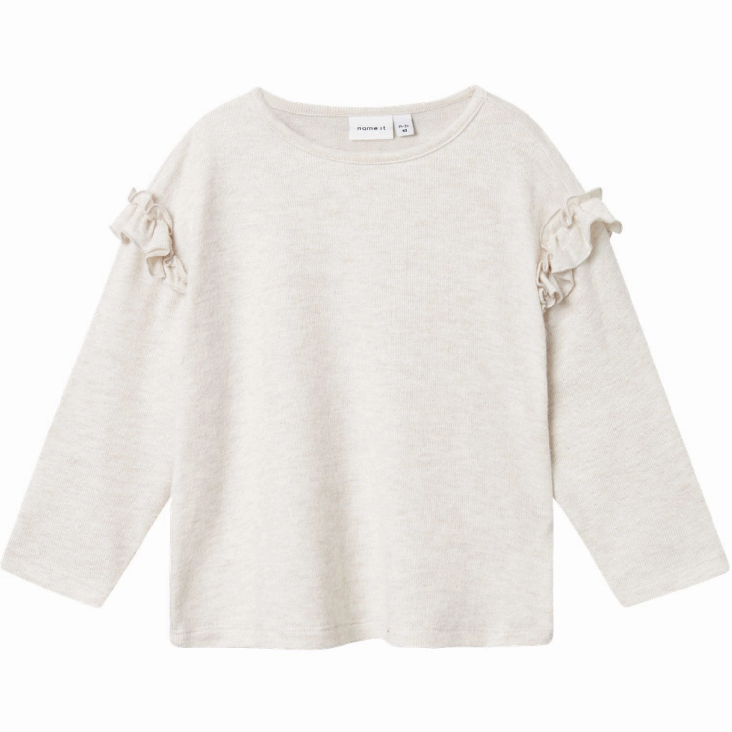 Name It Peyote Melange Stella Blouse No Chafe Edging Linen blend