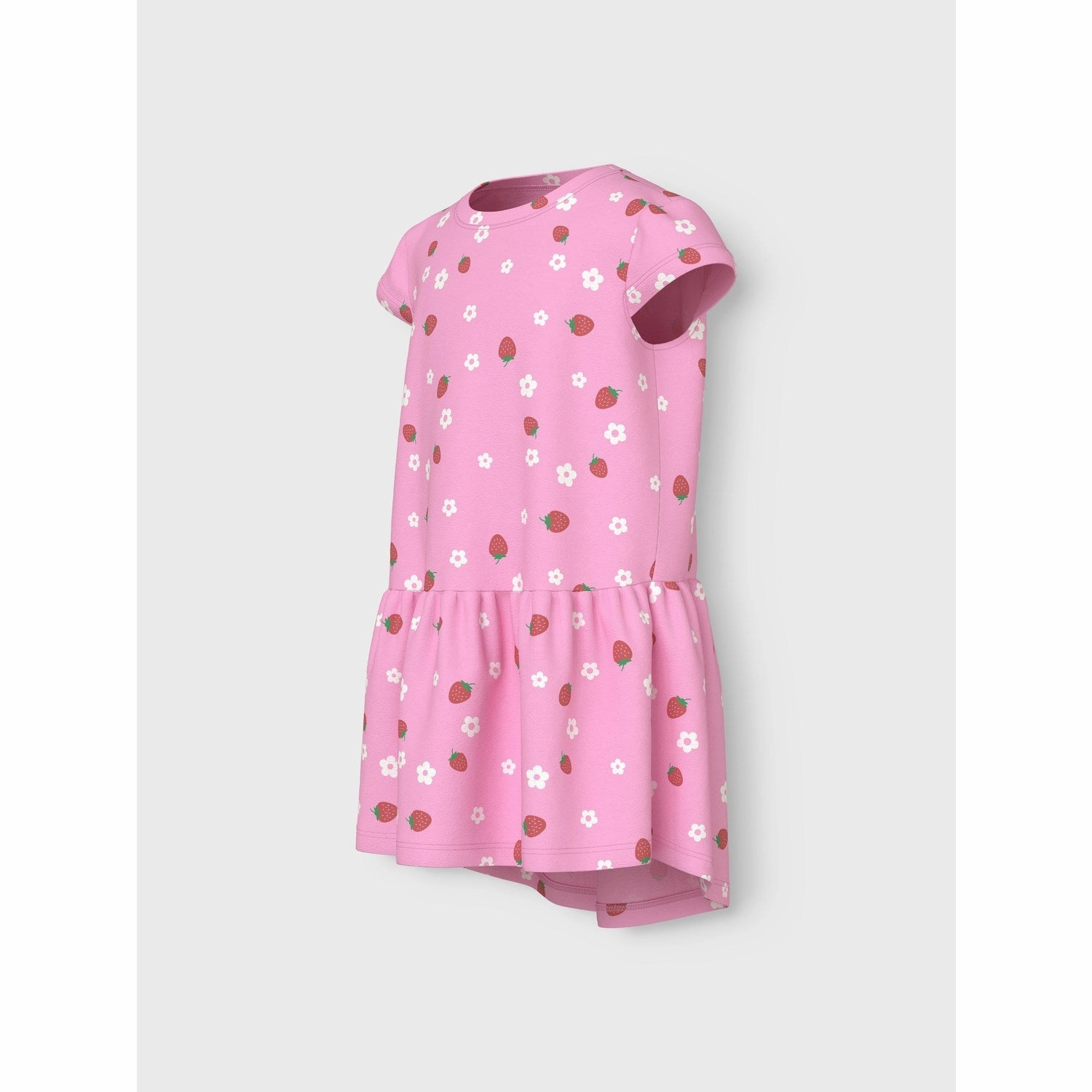 Name It Pink Frosting Strawberry Vigga Capsl Dress F1 Noos Soft cotton dress