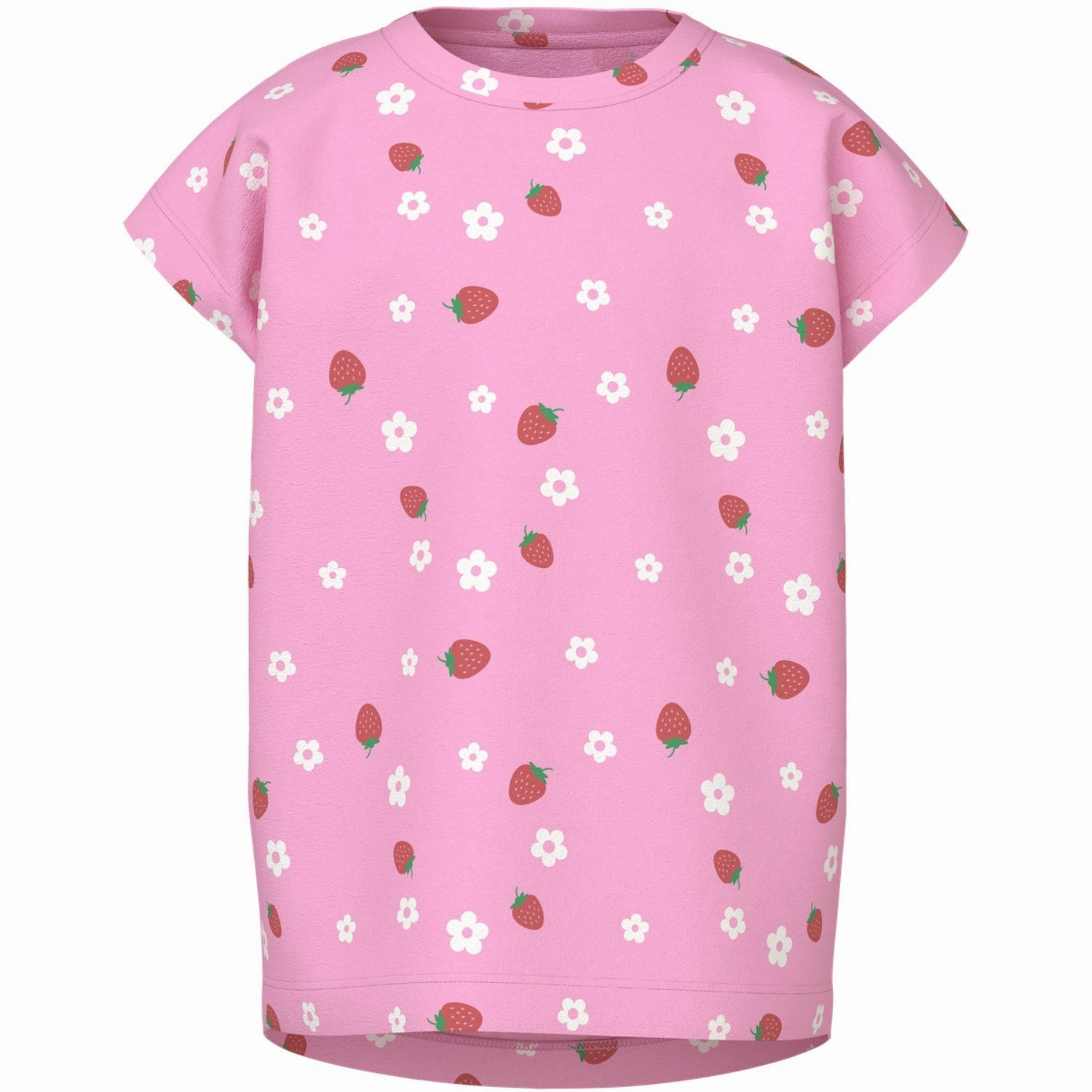 Name It Pink Frosting Strawberry Vigga Capsl T-Shirt Moisture Management Technology