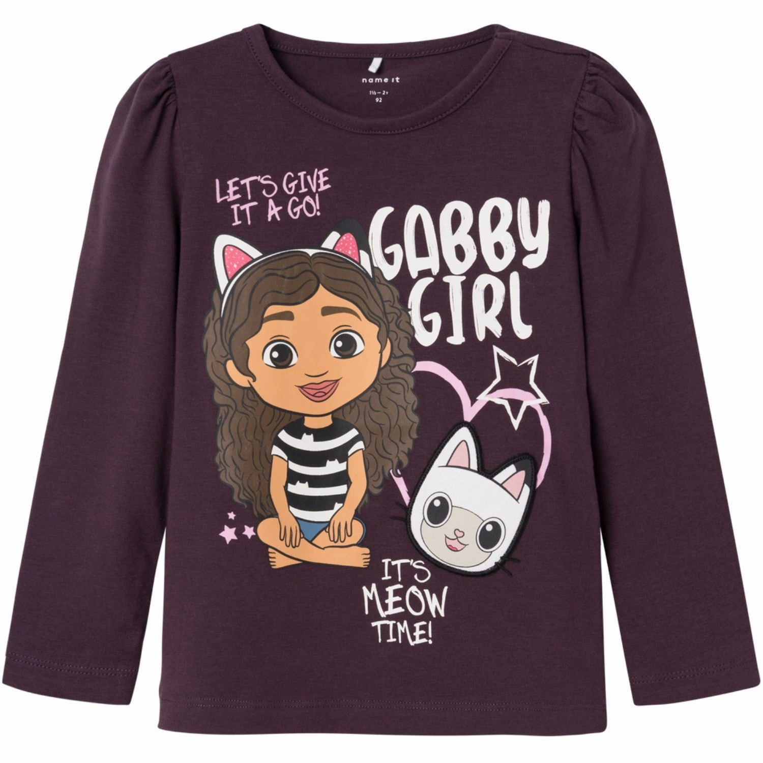 Name It Plum Perfect Juliet Gabby Blouse Patterned Texture