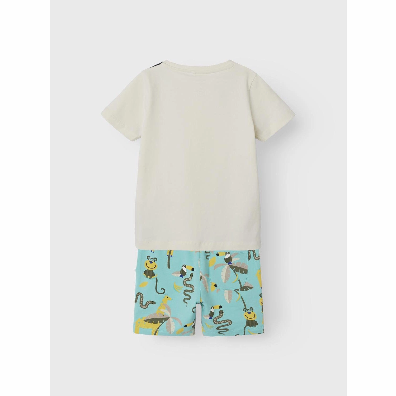 Name It Pool Blue Zomu Shorts Set Cozy Design Sustainable Fibers