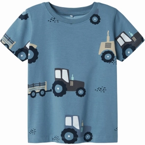 Name It Provincial Blue Jam T-Shirt Practical Design Quick Fit