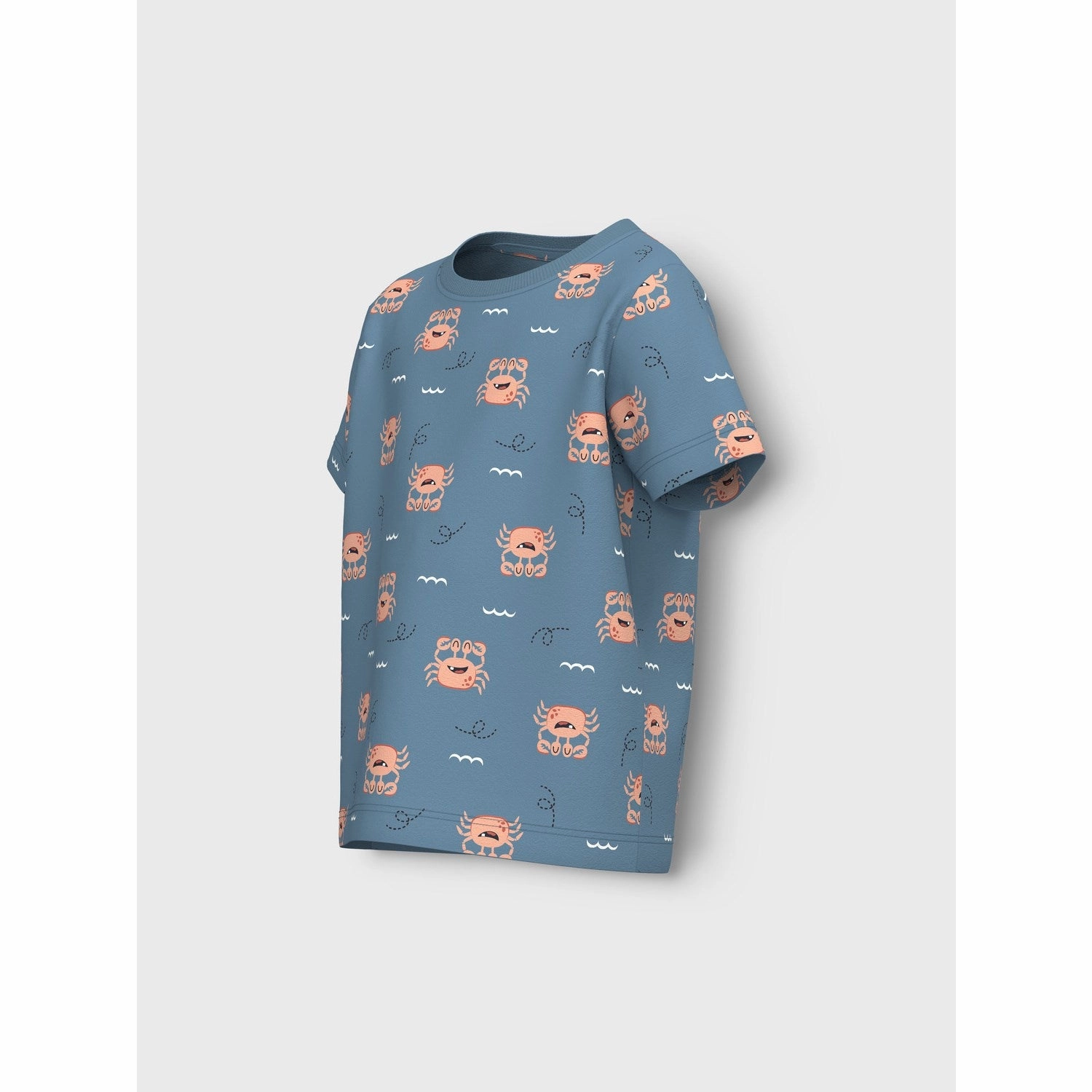 V neck elegance Men's Name It Provincial Blue Varga T-Shirt