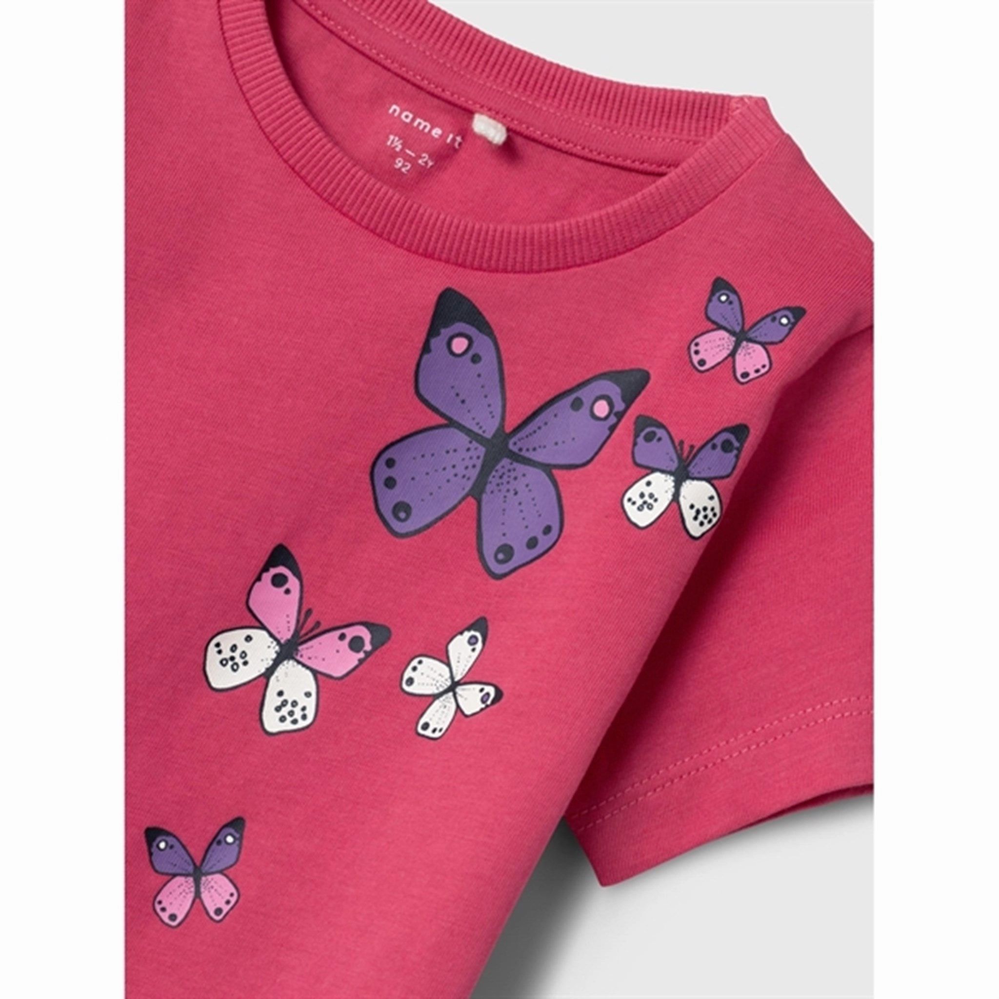 Name it Rethink Pink Beate T-Shirt Solid Color Regular Fit