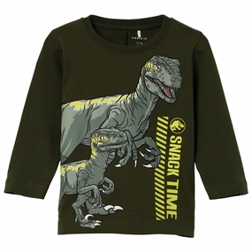 Name it Rifle Green Josko Jurassic Blouse Non-irritating Durable Material