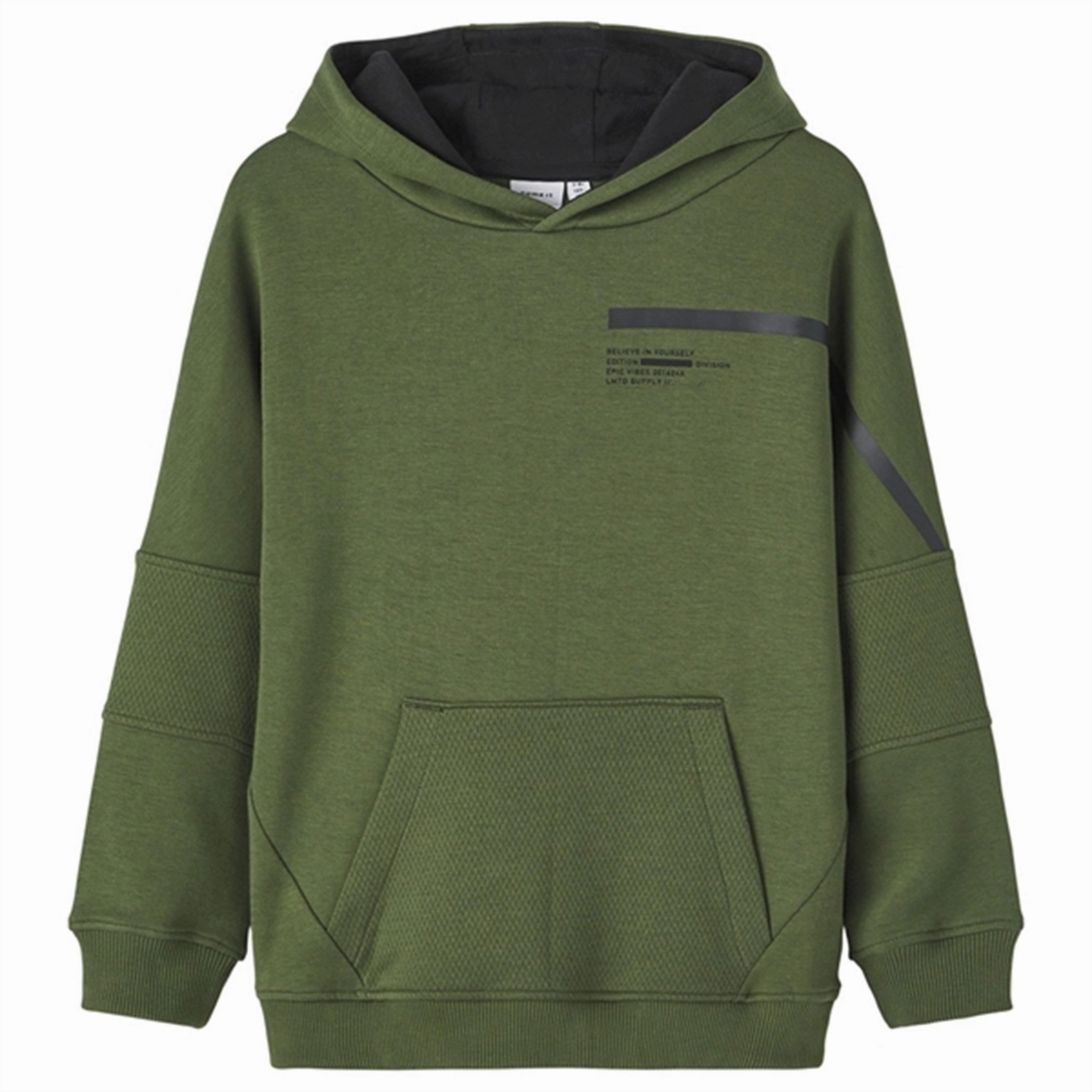 Name it Rifle Green Kaivar Loose Sweat Hoodie Beach Wear