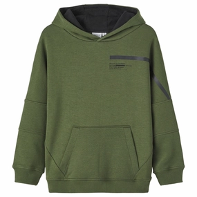 Name it Rifle Green Kaivar Loose Sweat Hoodie Beach Wear