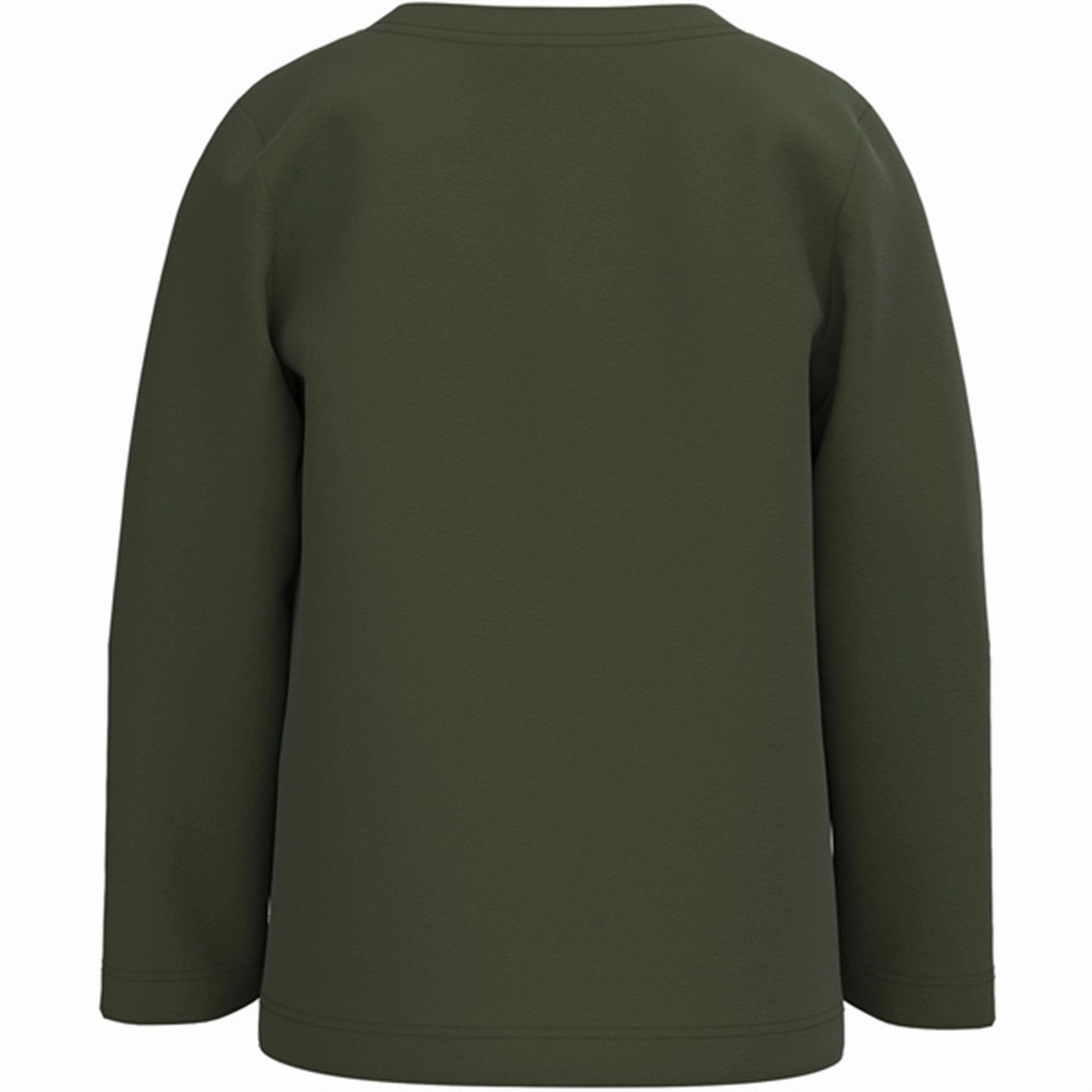 Stretchable Cloth Name it Rifle Green Neklan Blouse