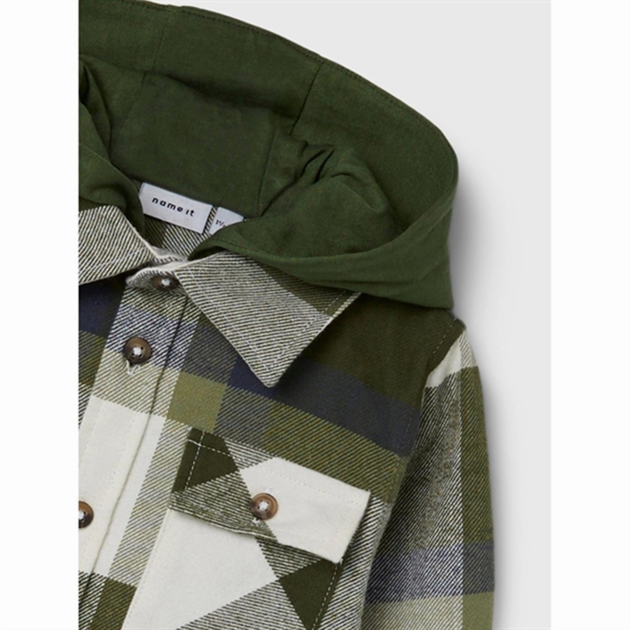 Name it Rifle Green Osom Overshirt Must-Have Item