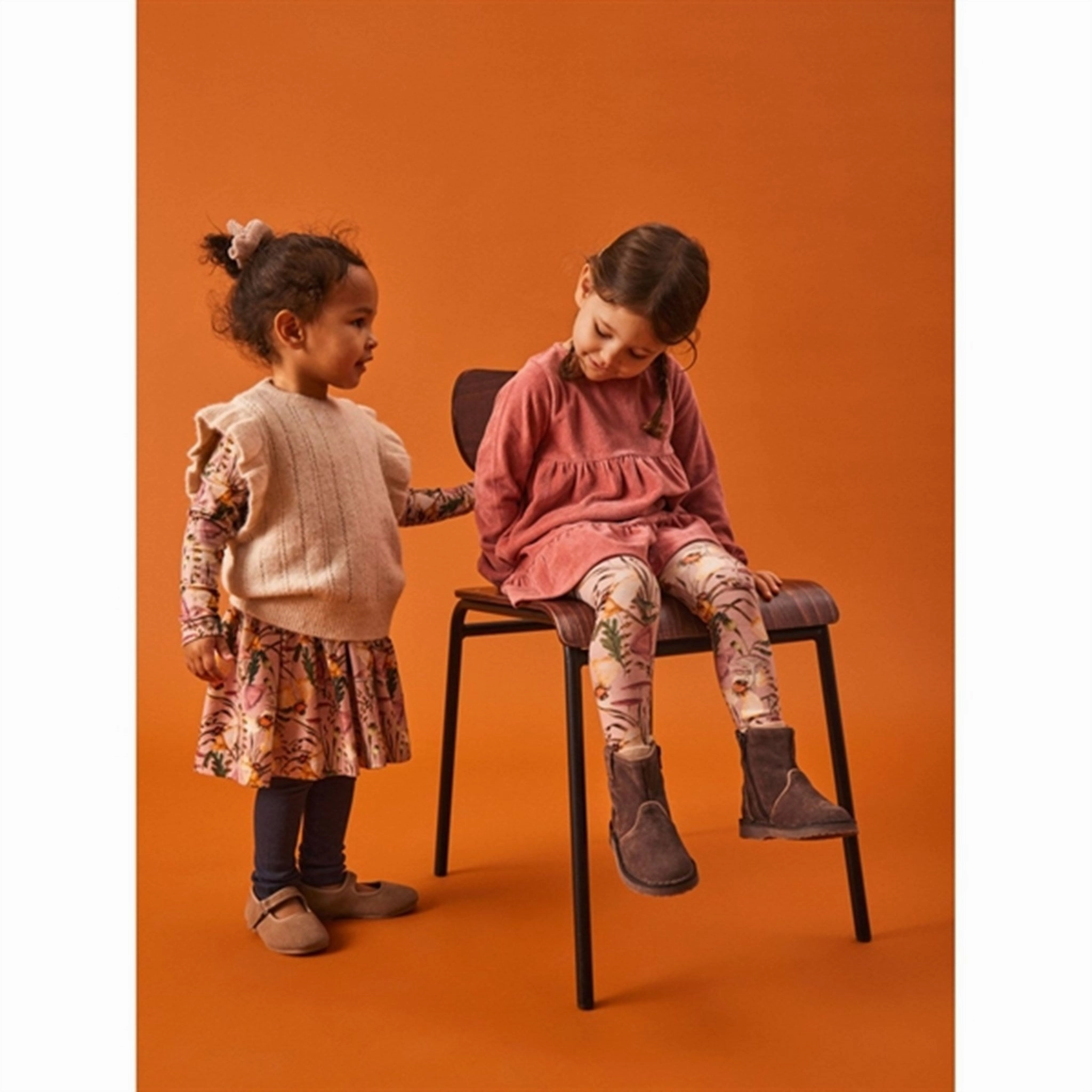 Name it Rose Smoke Nestella Dress perfect for events loose silhouette