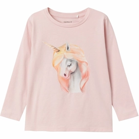 Unstructured Shoulder Name it Rose Smoke Noris Blouse