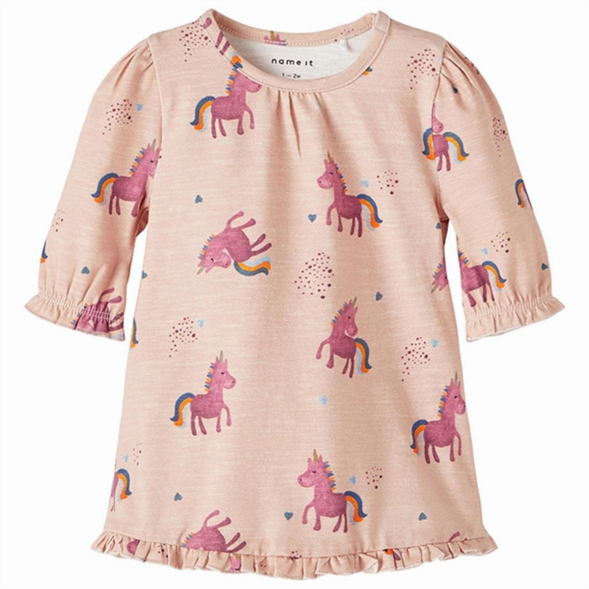 Summer Wear Contemporary Style Name it Rose Smoke Tanna Unicorn Dress