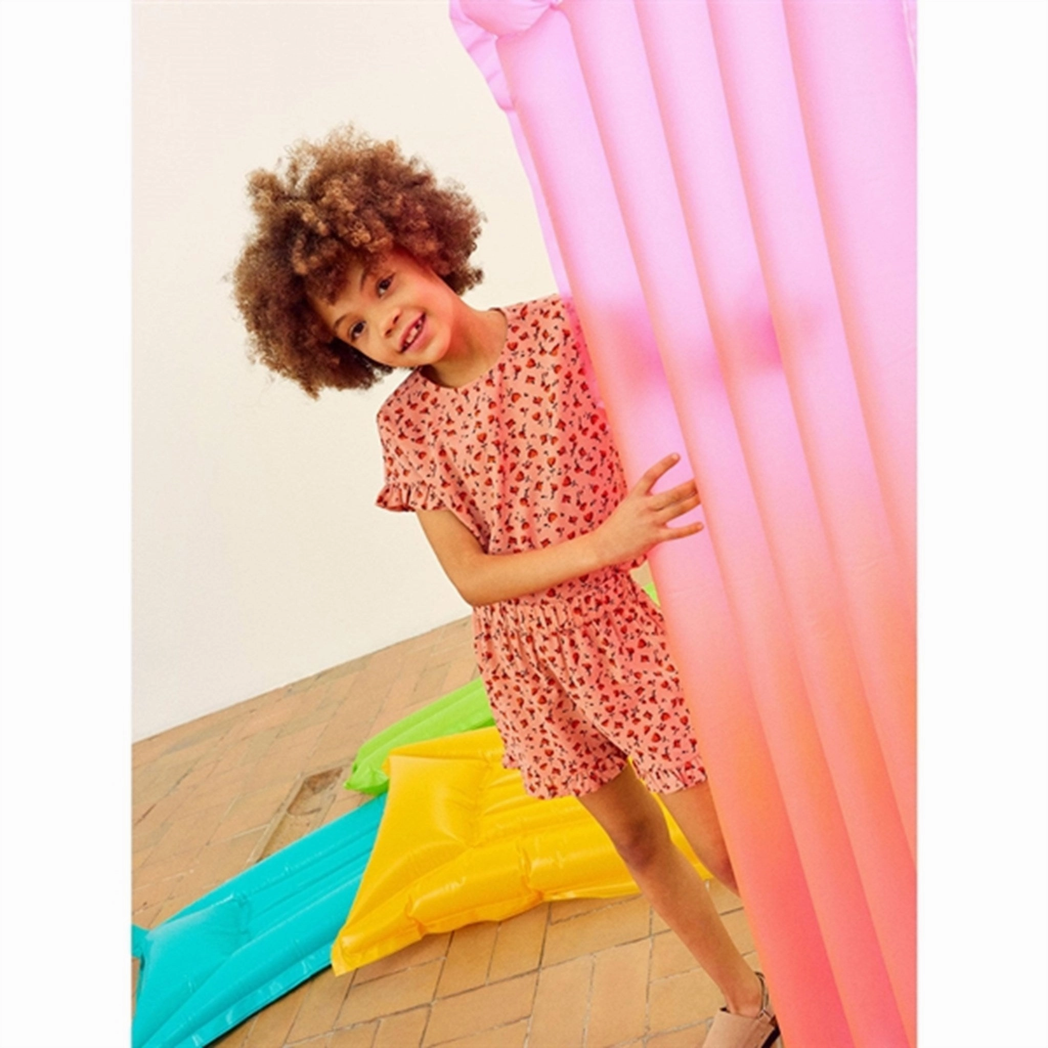 Cool Comfort Wrinkle Resistant Name it Rose Tan Hanah Top