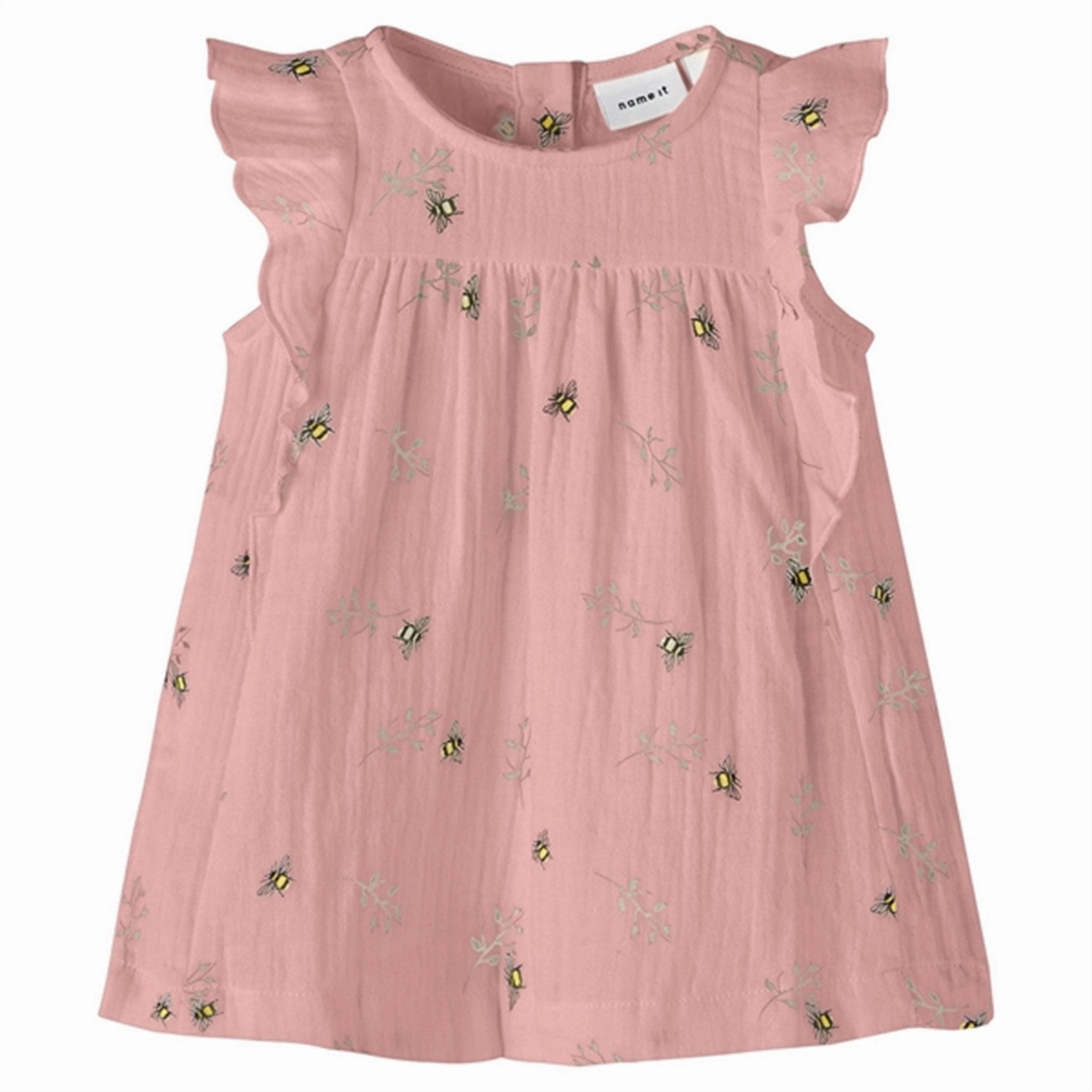 Name it Rose Tan Hasine Dress Sunset Look Retro Mood