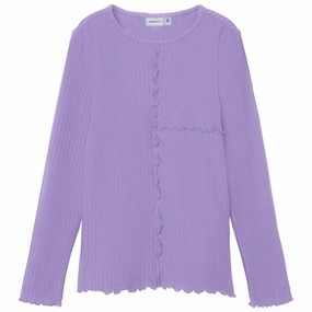 Name it Sand Verbena Synnas Slim Blouse Youth fashion Wrinkle Resistant Material