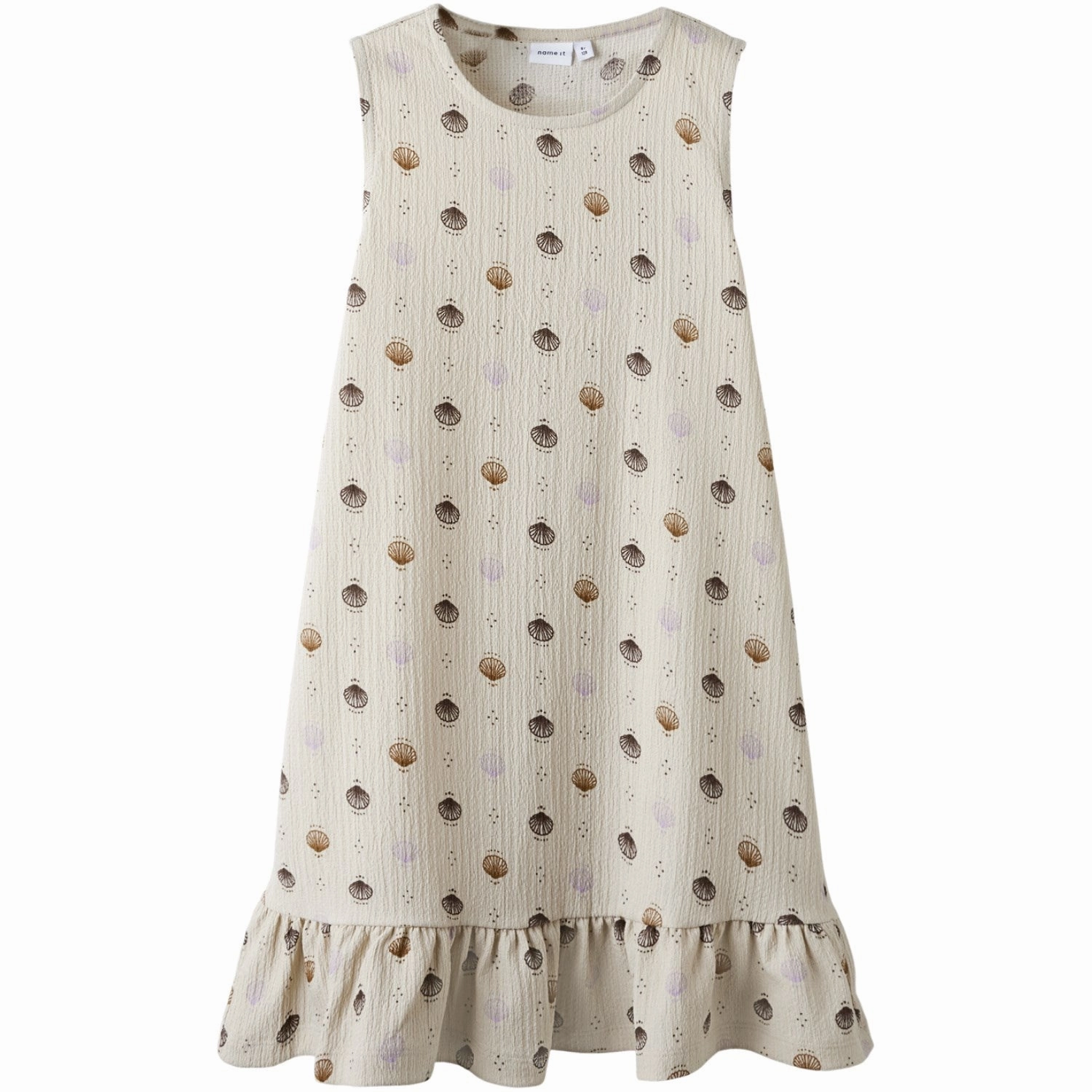 Button Chic Summer Staple Name It Sandshell Nkfhilone Sl Dress