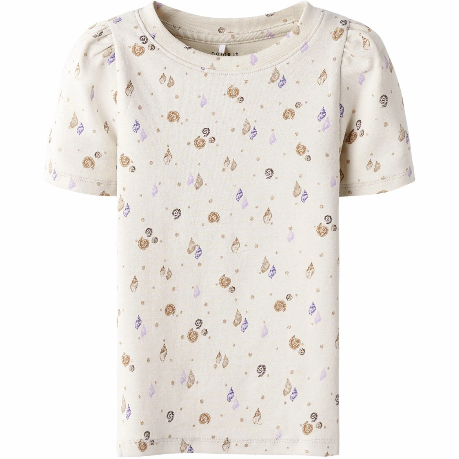 Name It Sandshell Nmfhiline Ss Slim Top Comfortable Layer Simple Comfort Look