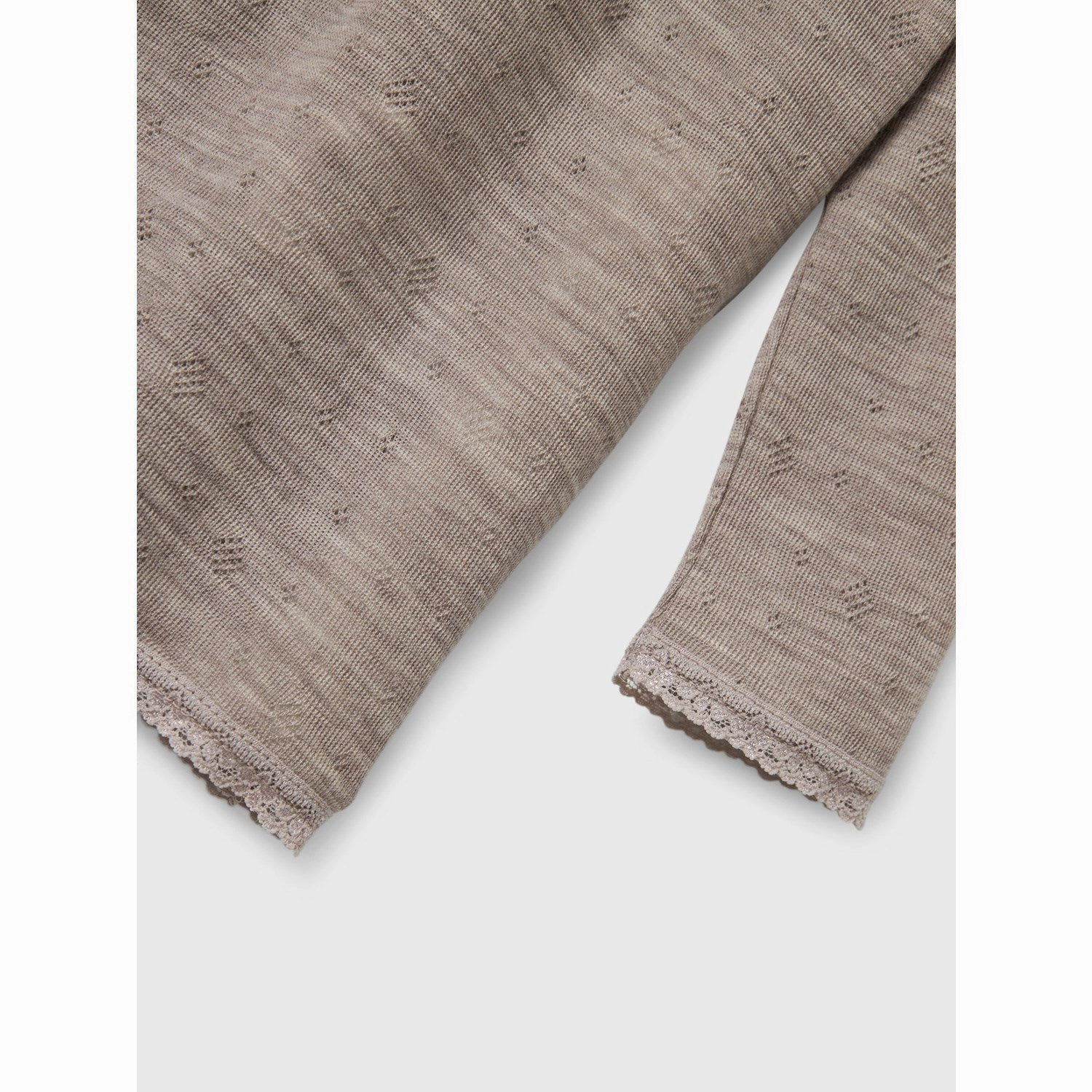 Polished Look Neutral Tones Name It Satellite Nmfwang Wool Needle Ls Top Solid Noos