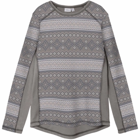 Edgy style Name It Satellite Snow Pattern Nkfwillto Wool Ls Top