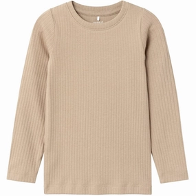 Plus Size Seamless Sides Name it Savannah Tan Nahid Blouse