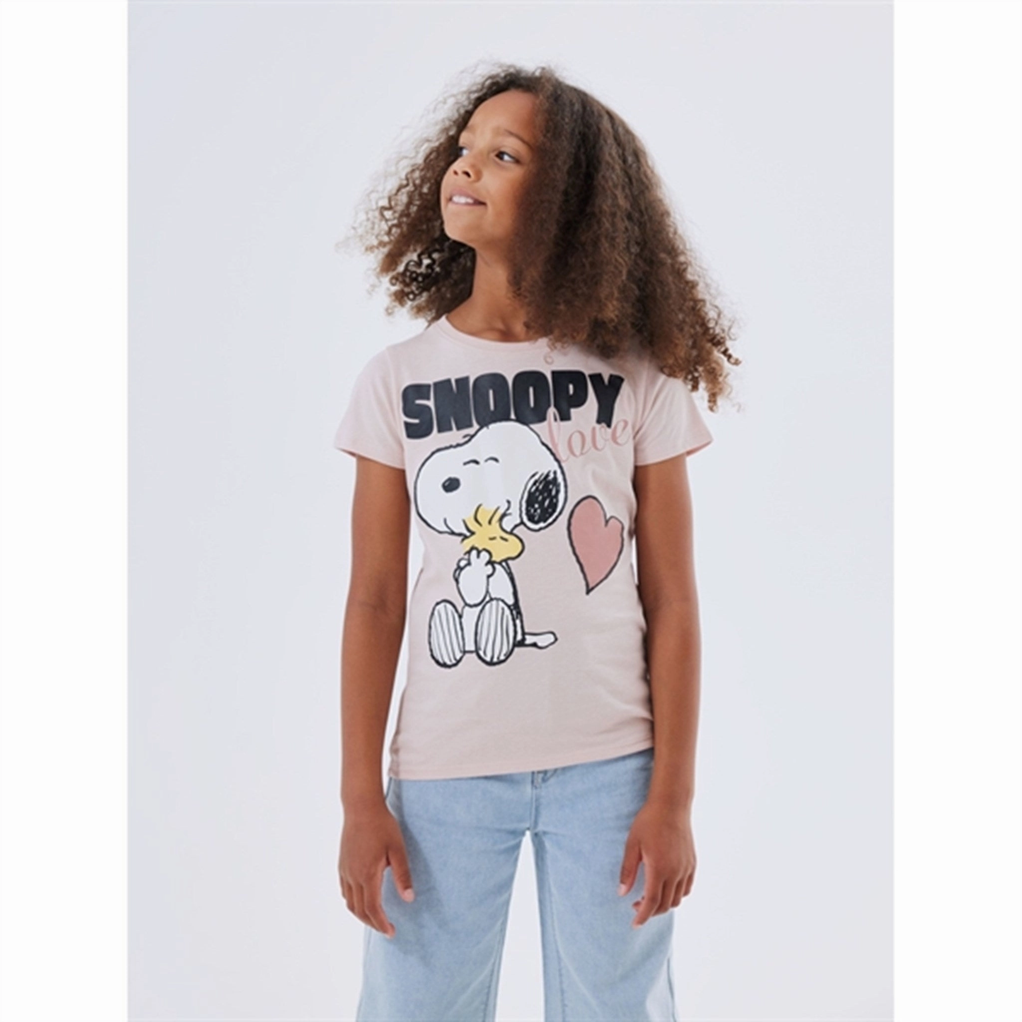 Name it Sepia Rose Nanni Snoopy T-Shirt Noos LongLastingColor Outdoor Look