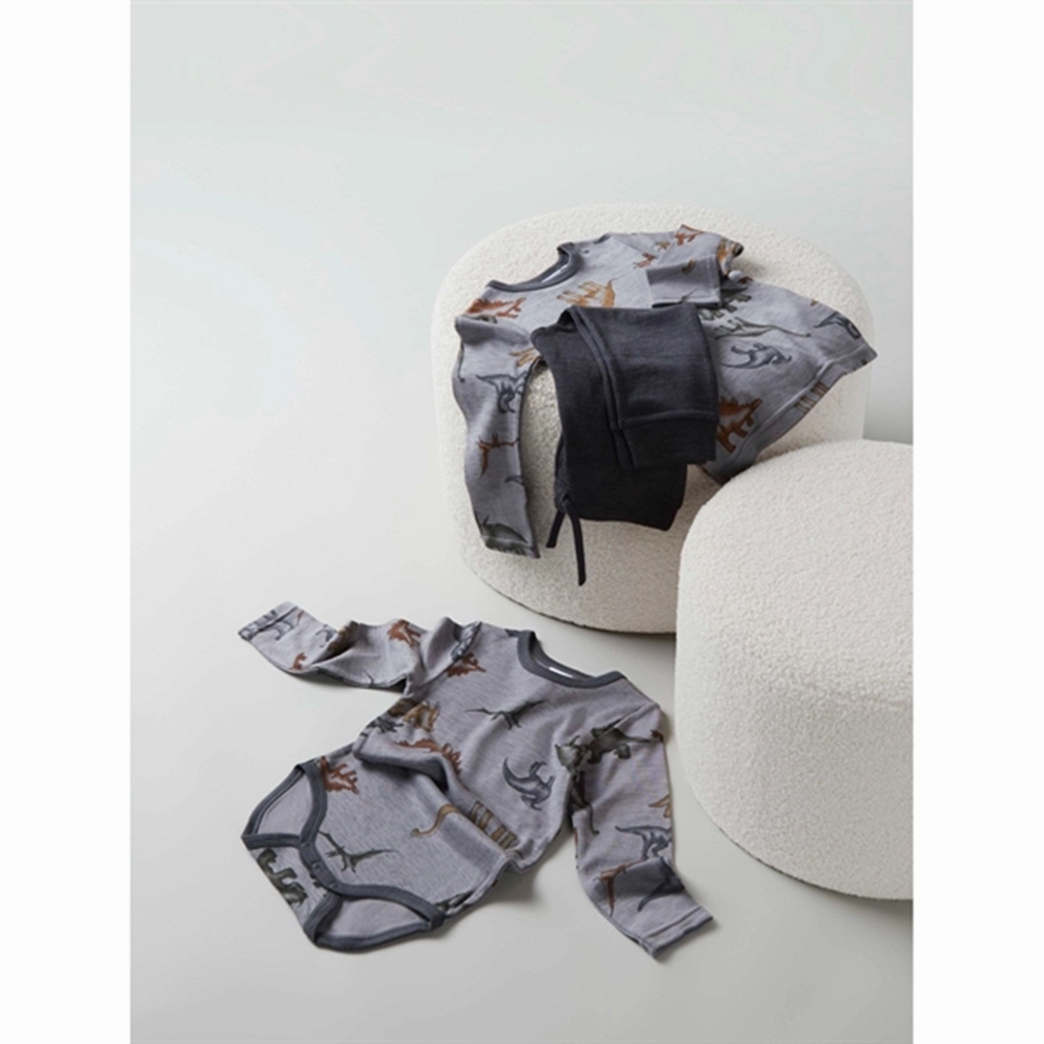 Name it Silver Filigree Aop Willow Wool Blouse AOP Versatile Style