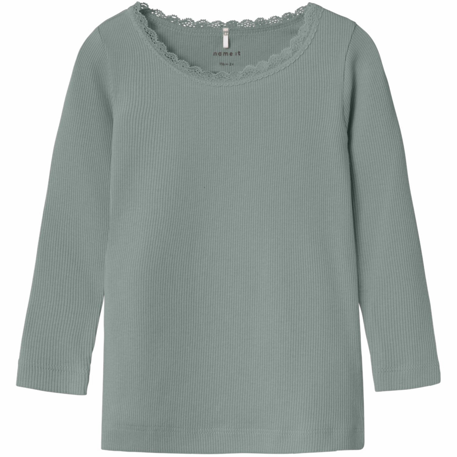 Name It Slate Gray Nmfkab Ls Top Noos Ombre look All-Weather Ready