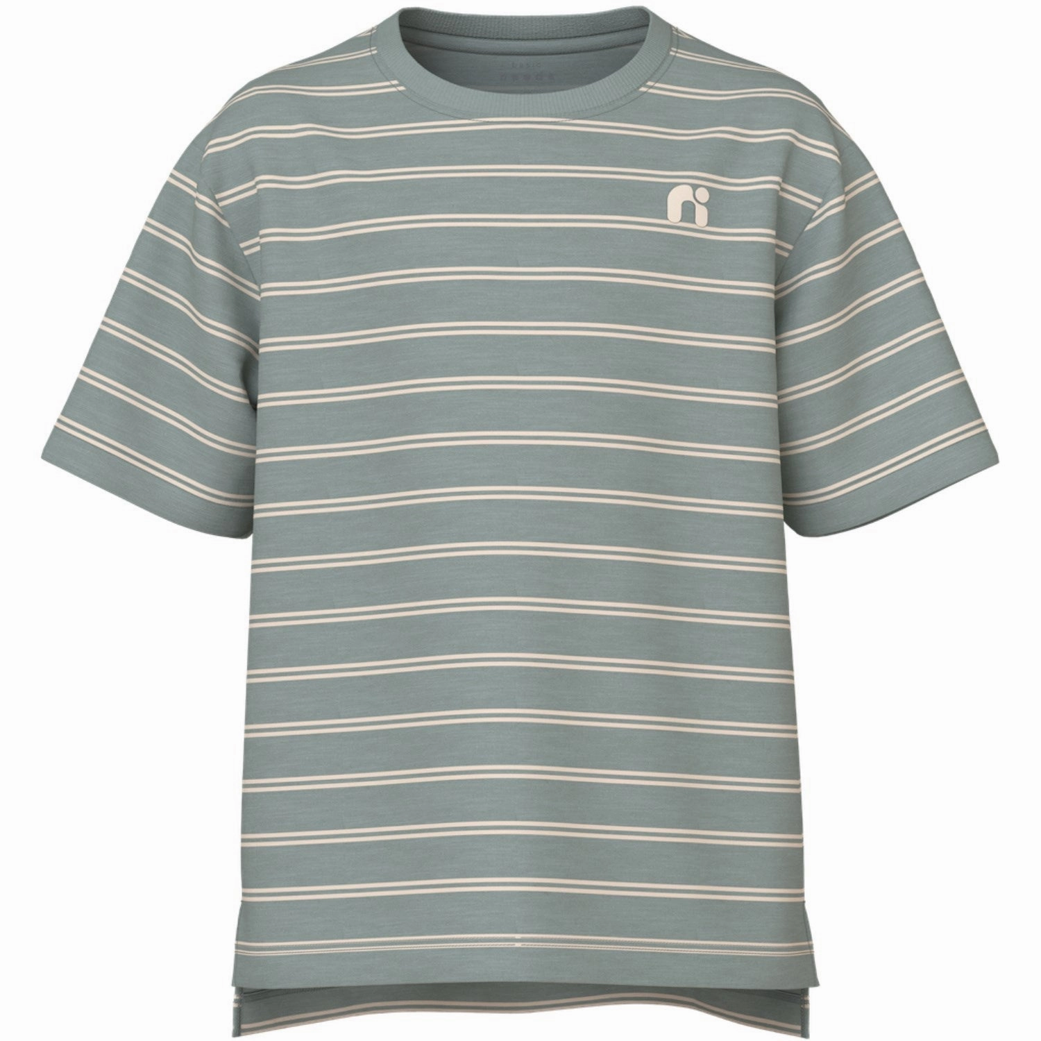 Name It Slate Gray Voby Regular T-Shirt Relaxed fit style